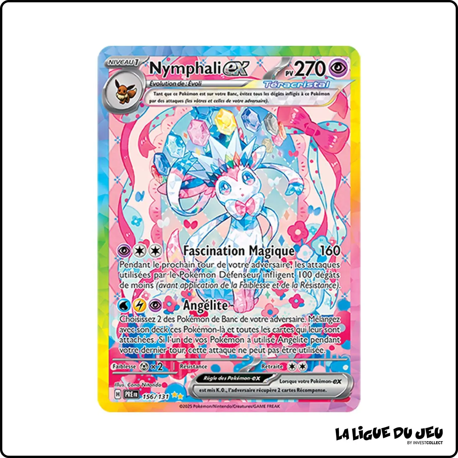 ISR - Pokemon - Évolutions Prismatiques - Nymphali ex 156/131