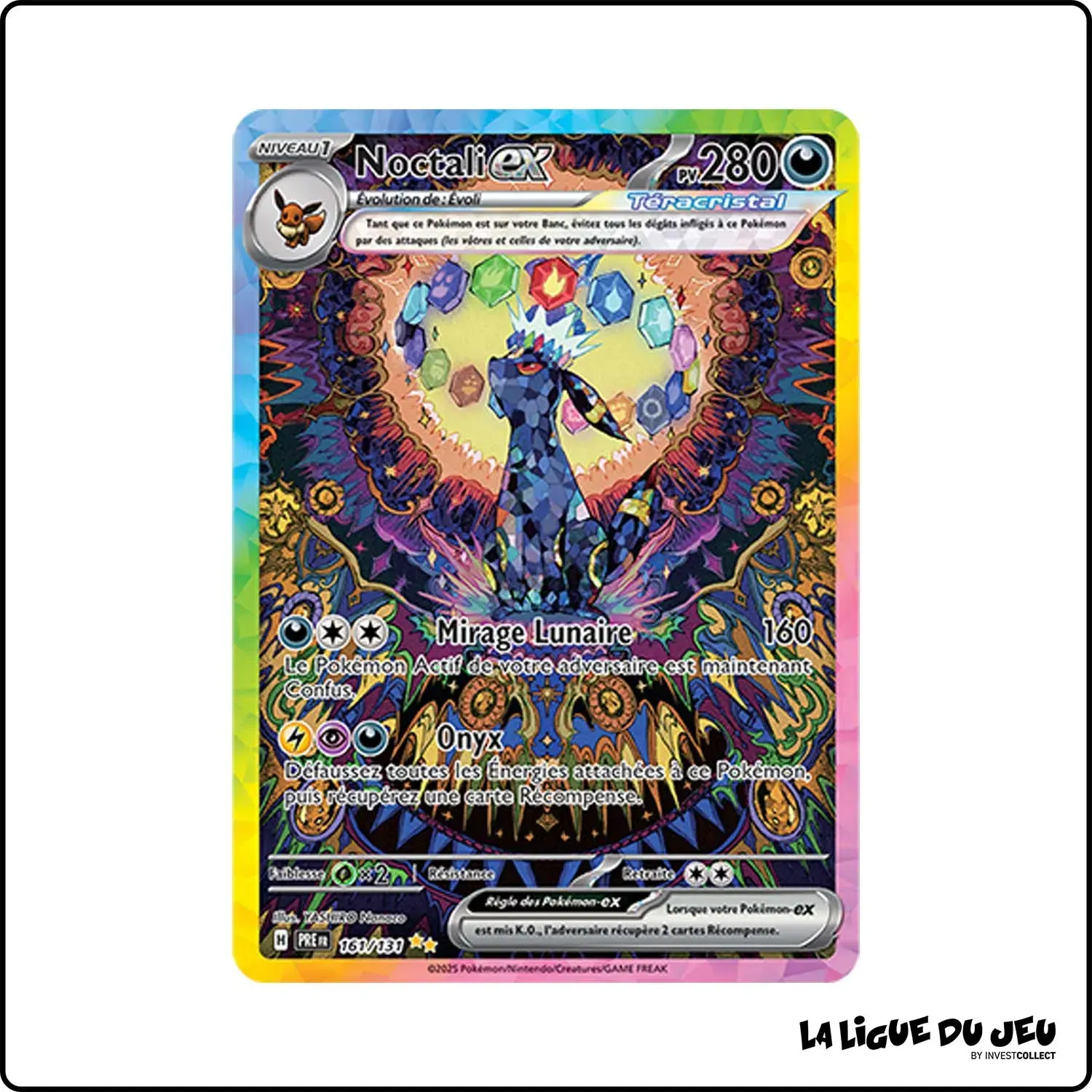 ISR - Pokemon - Évolutions Prismatiques - Noctali ex 161/131