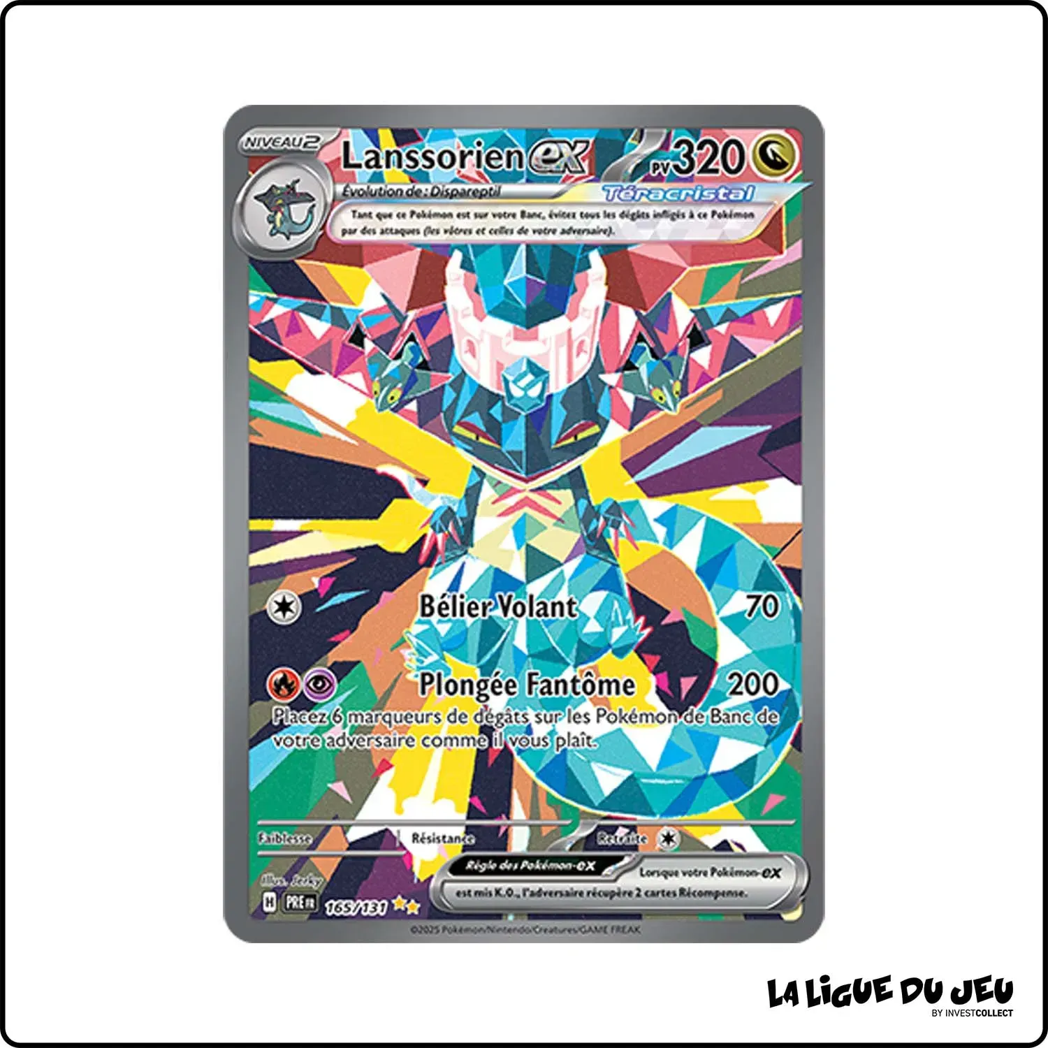 ISR - Pokemon - Évolutions Prismatiques - Lanssorien ex 165/131