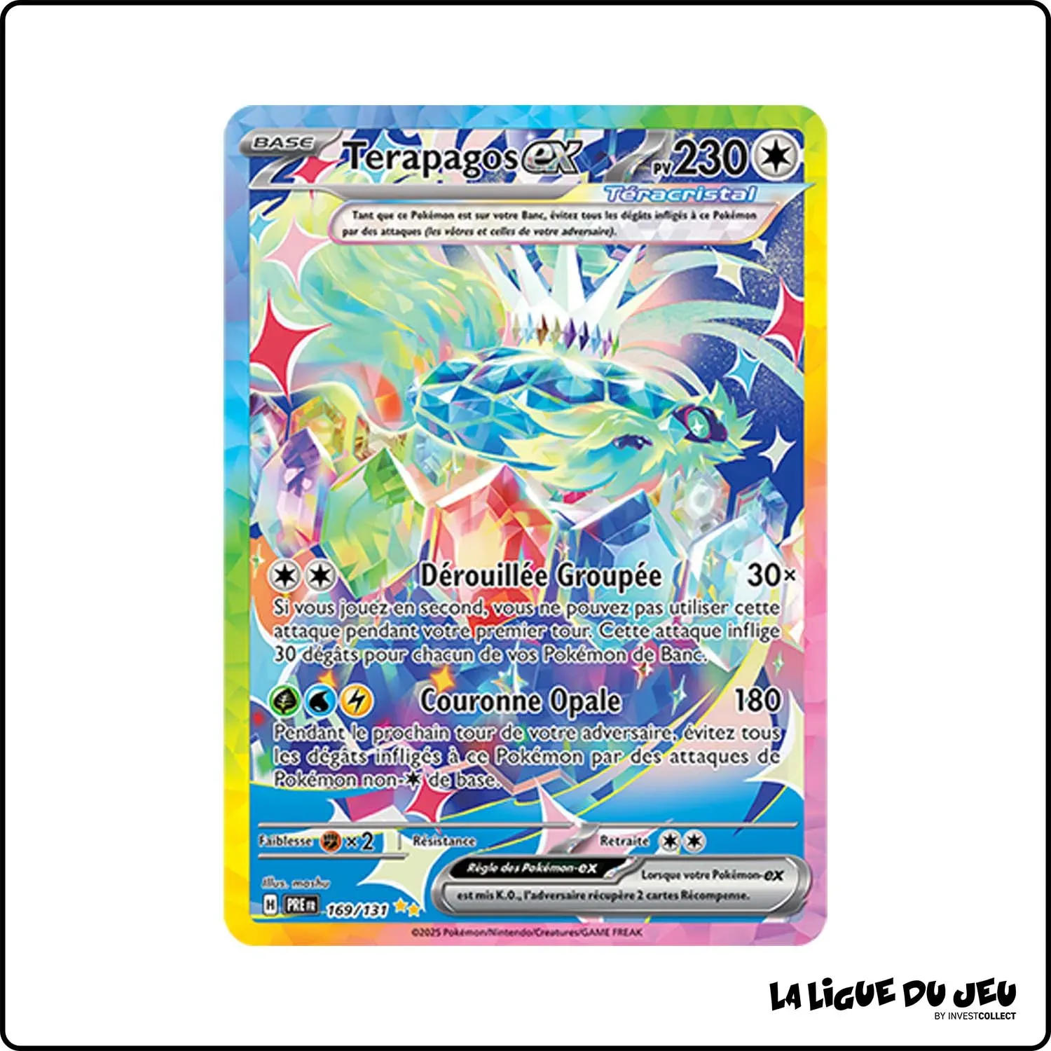 ISR - Pokemon - Évolutions Prismatiques - Terapagos ex 169/131