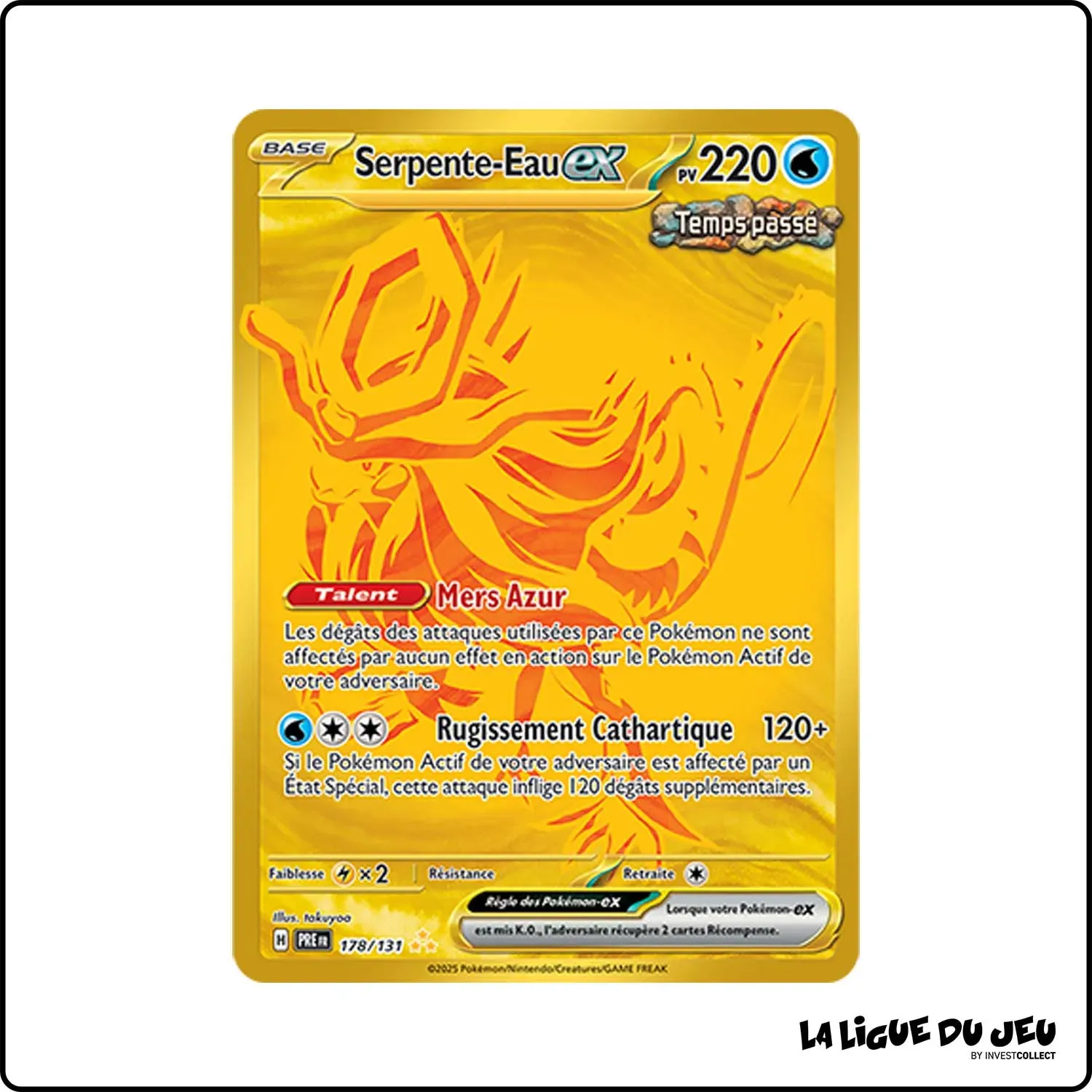 Secrete - Pokemon - Évolutions Prismatiques - Serpente-Eau ex 178/131