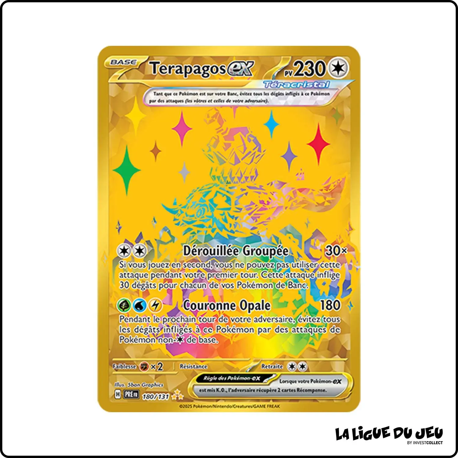 Secrete - Pokemon - Évolutions Prismatiques - Terapagos ex 180/131