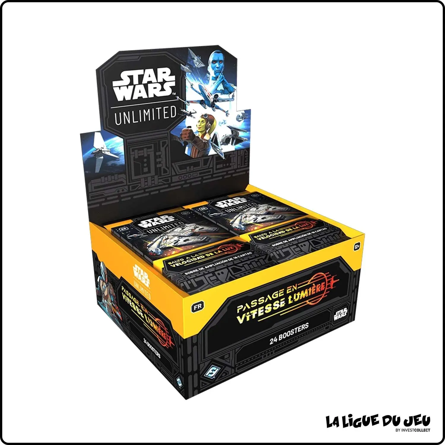 [14-03-2025] Display - Star Wars Unlimited - Passage en Vitesse Lumière - 24 Boosters - Scellé - Français Fantasy Flight Games -