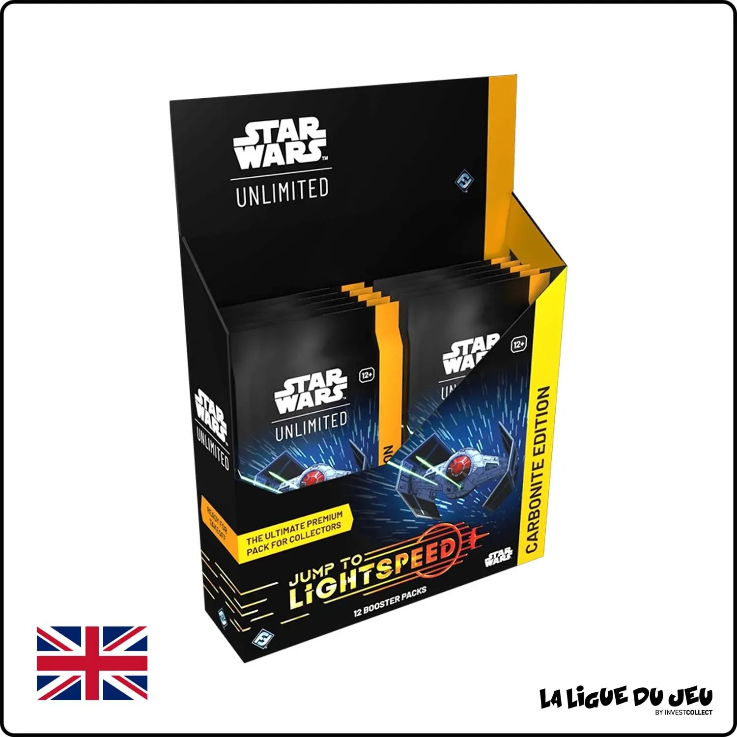 [14-03-2025] Display - Star Wars Unlimited - Jump to Lightspeed - 12 Boosters Collector Carbonite Edition - Scellé - Anglais Fan