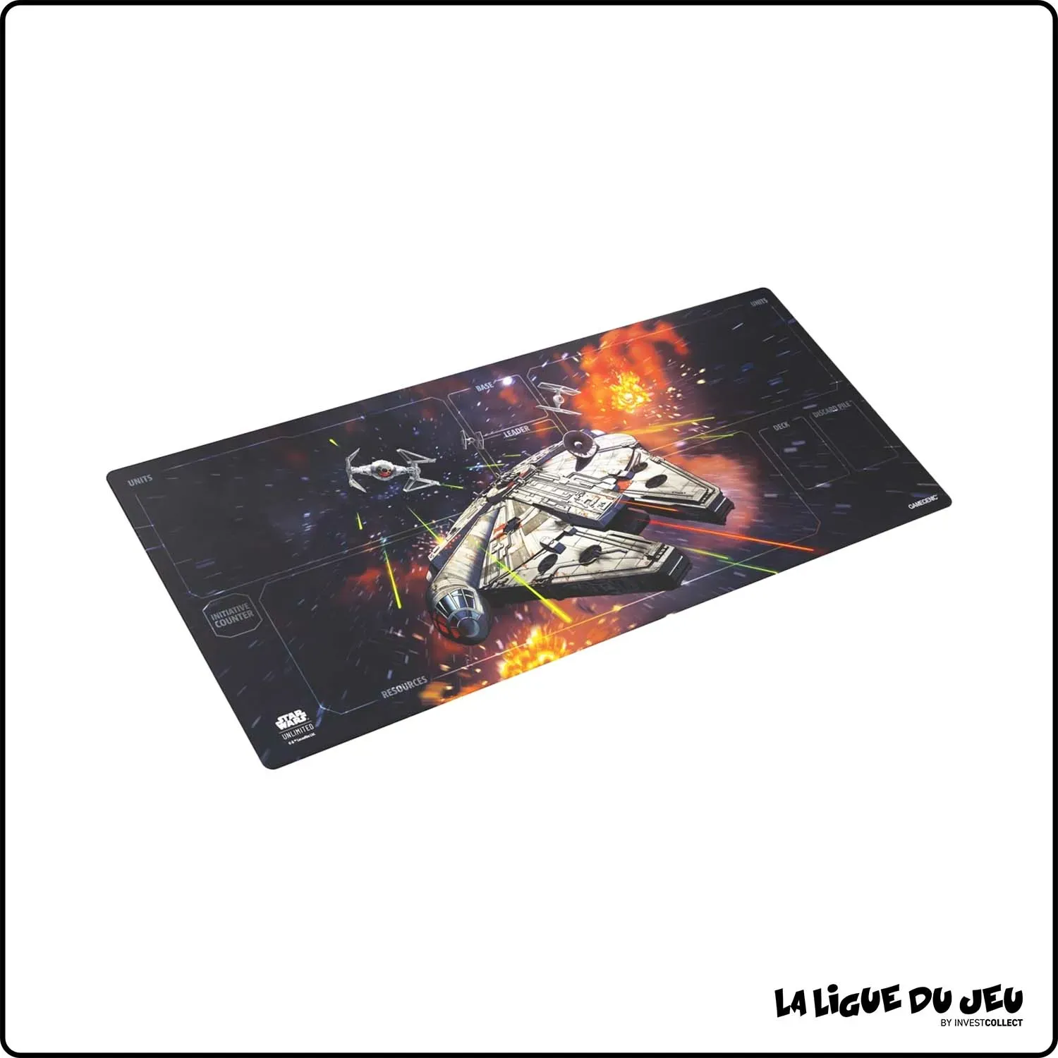 [14-03-2025] Tapis - Star Wars Unlimited - Xtra-Wide Game Mat - Faucon Millénium Gamegenic - 1