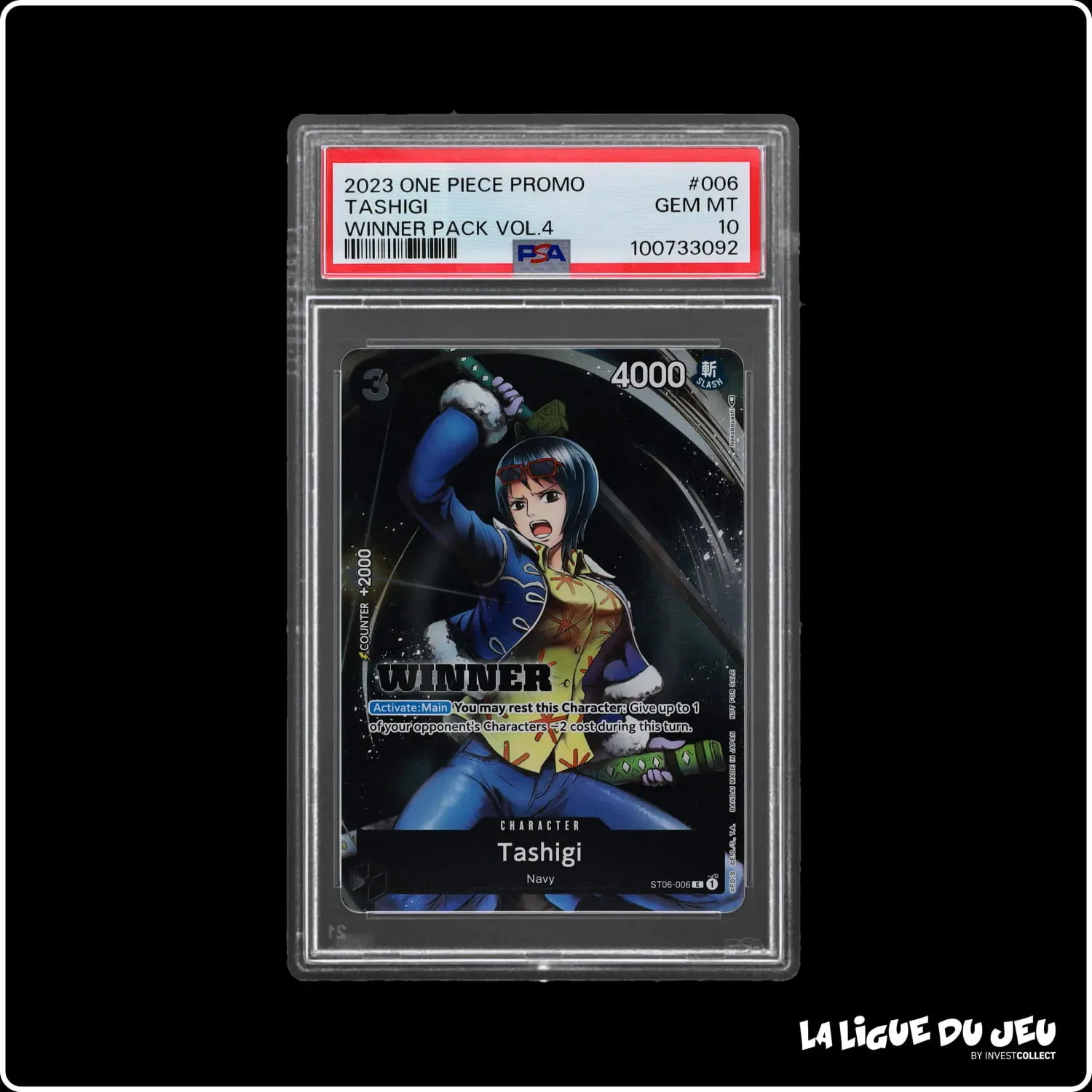 Promo - One Piece - Winner Pack Vol. 4 - Tashigi - ST06-006 - PSA 10 - Anglais Bandai - 2