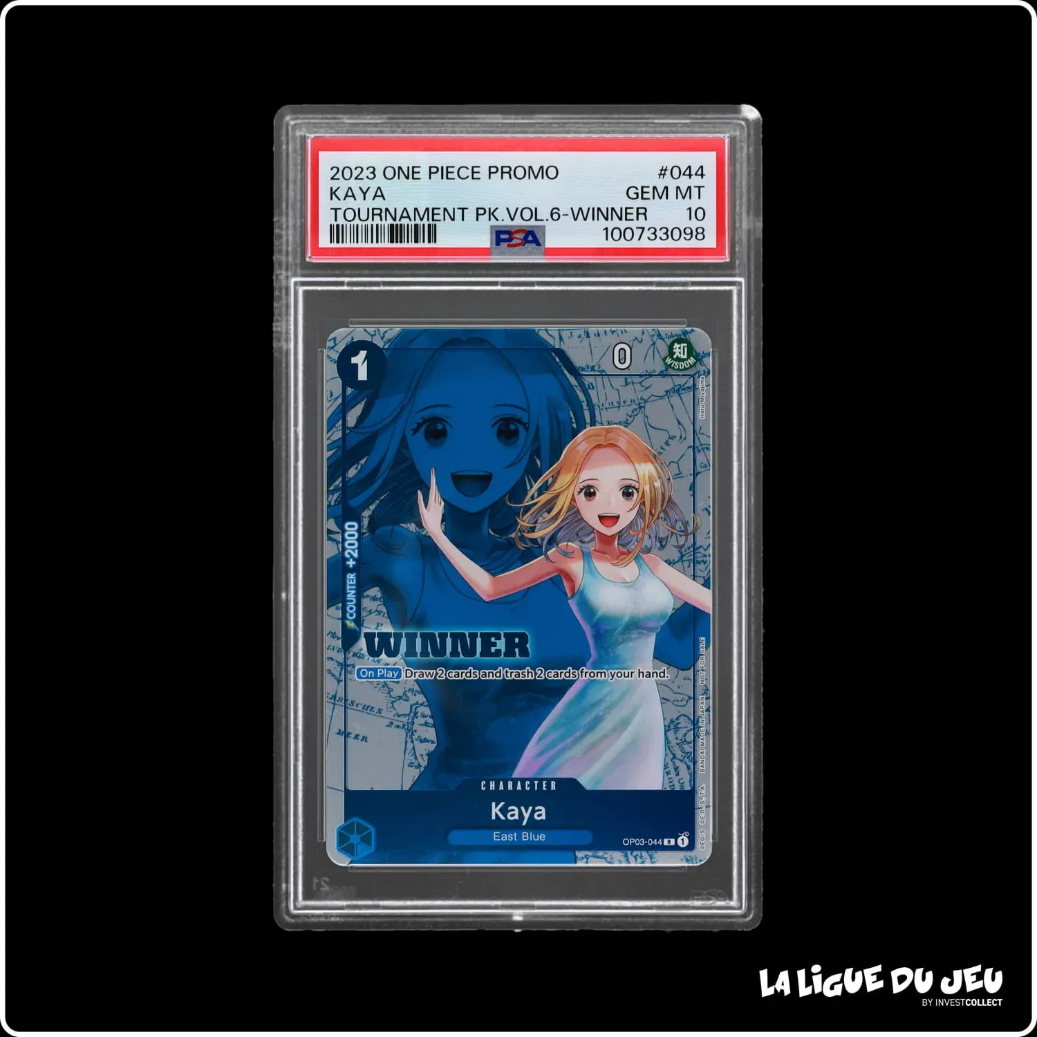 Promo - One Piece - Winner Pack Vol. 6 - Kaya - OP03-044 - PSA 10 - Anglais Bandai - 2