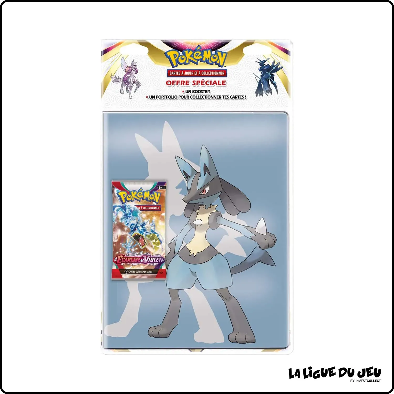 Portfolio - Pokemon - Album de rangement - Lucario + 1 Booster Écarlate et Violet EV1 - 180 cases The Pokémon Company - 1