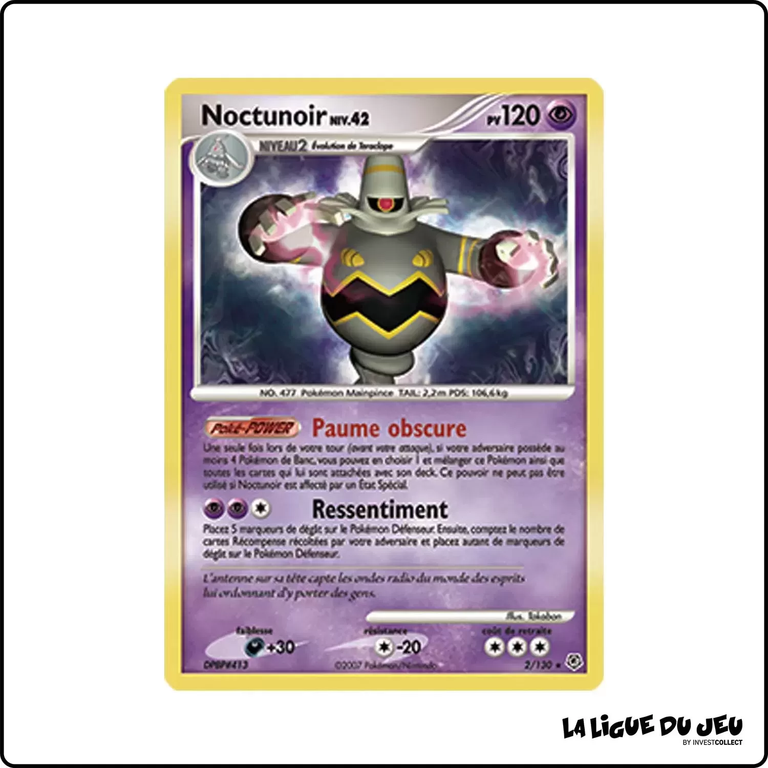 Holo - Pokemon - Diamant & Perle de Base - Noctunoir 2/130 Pokemon Company - 1