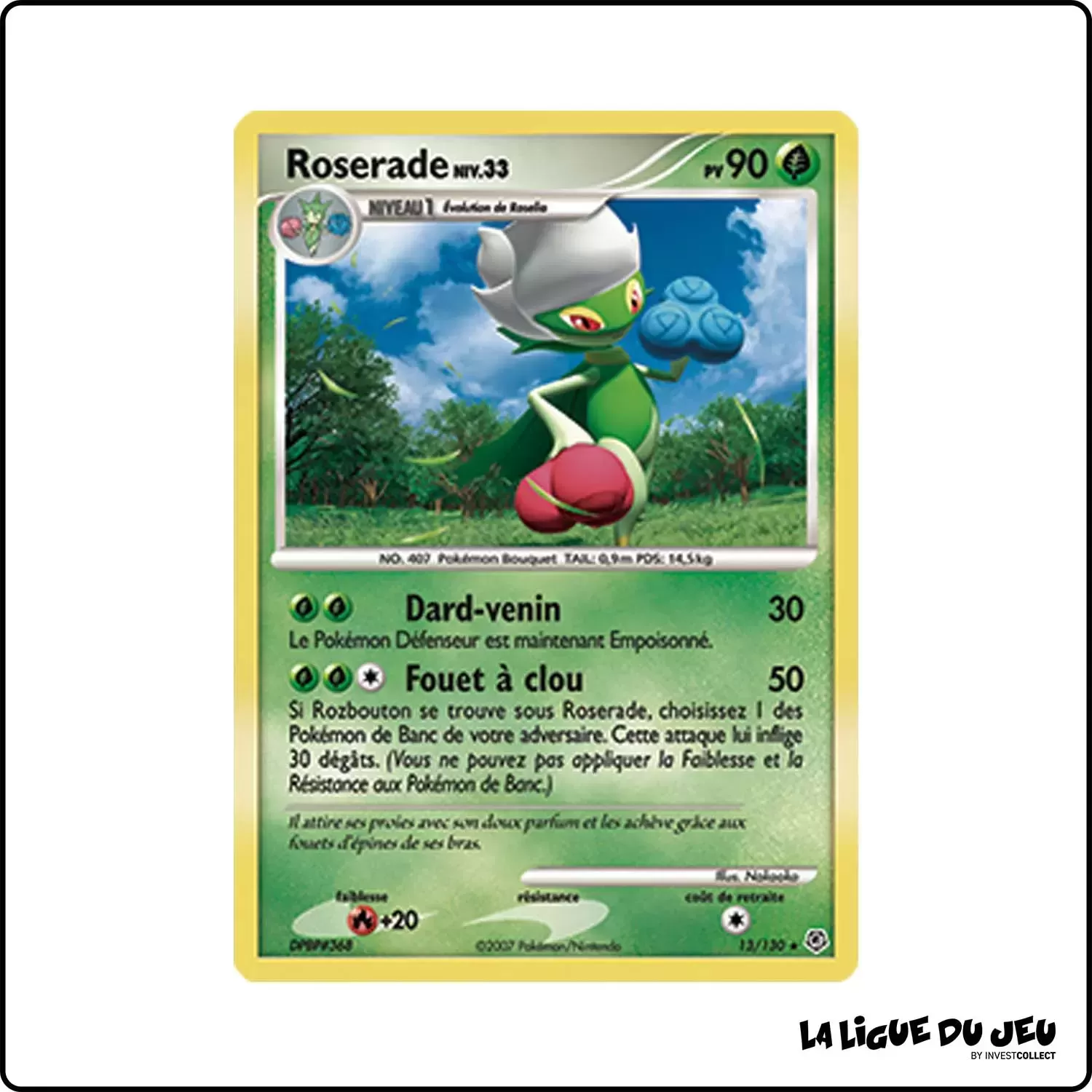 Holo - Pokemon - Diamant & Perle de Base - Roserade 13/130 Pokemon Company - 1