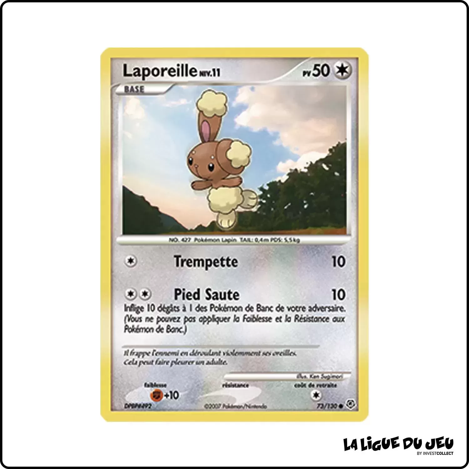 Commune - Pokemon - Diamant & Perle de Base - Laporeille 73/130 Pokemon Company - 1