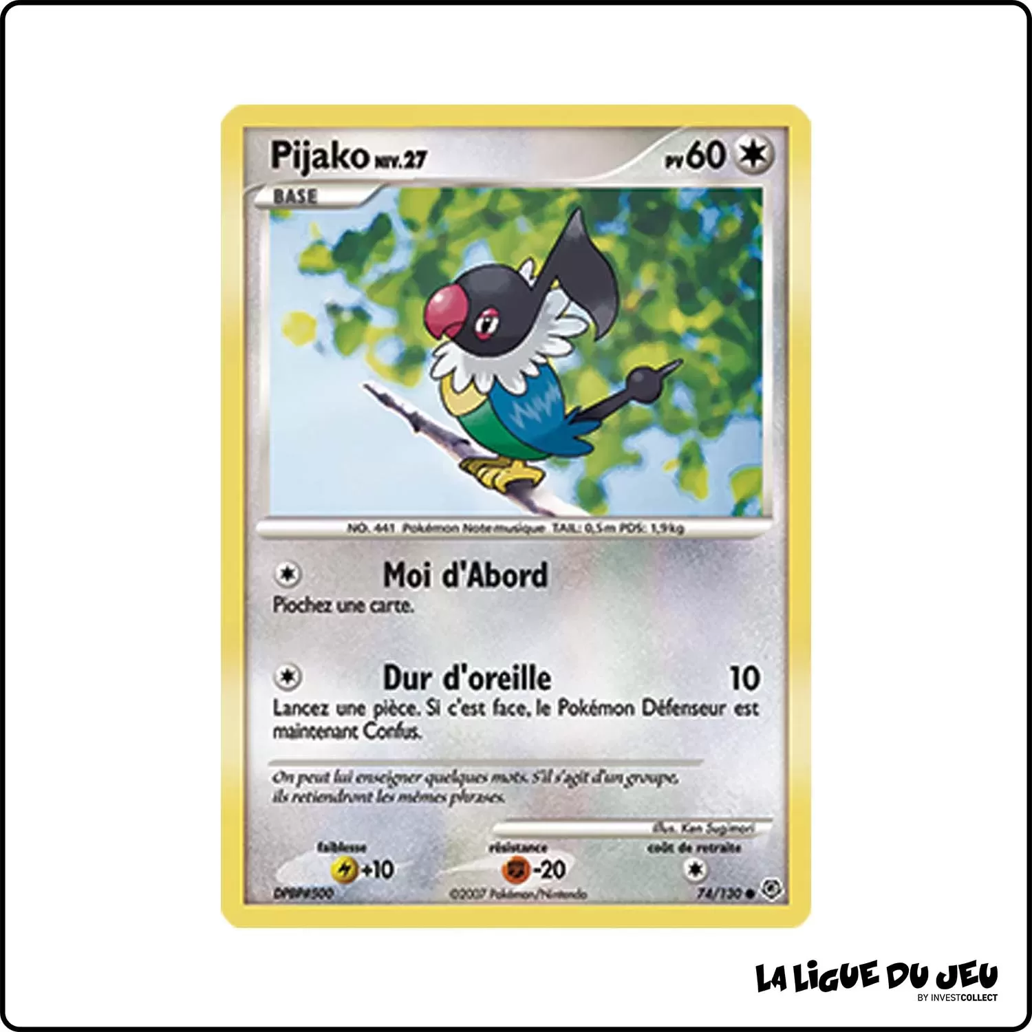 Commune - Pokemon - Diamant & Perle de Base - Pijako 74/130 Pokemon Company - 1