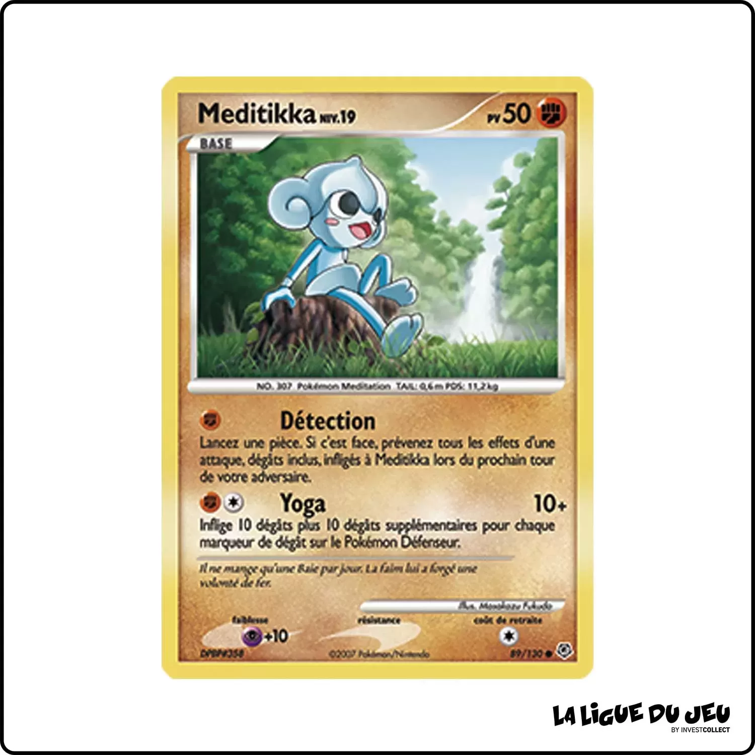 Commune - Pokemon - Diamant & Perle de Base - Meditikka 89/130 Pokemon Company - 1