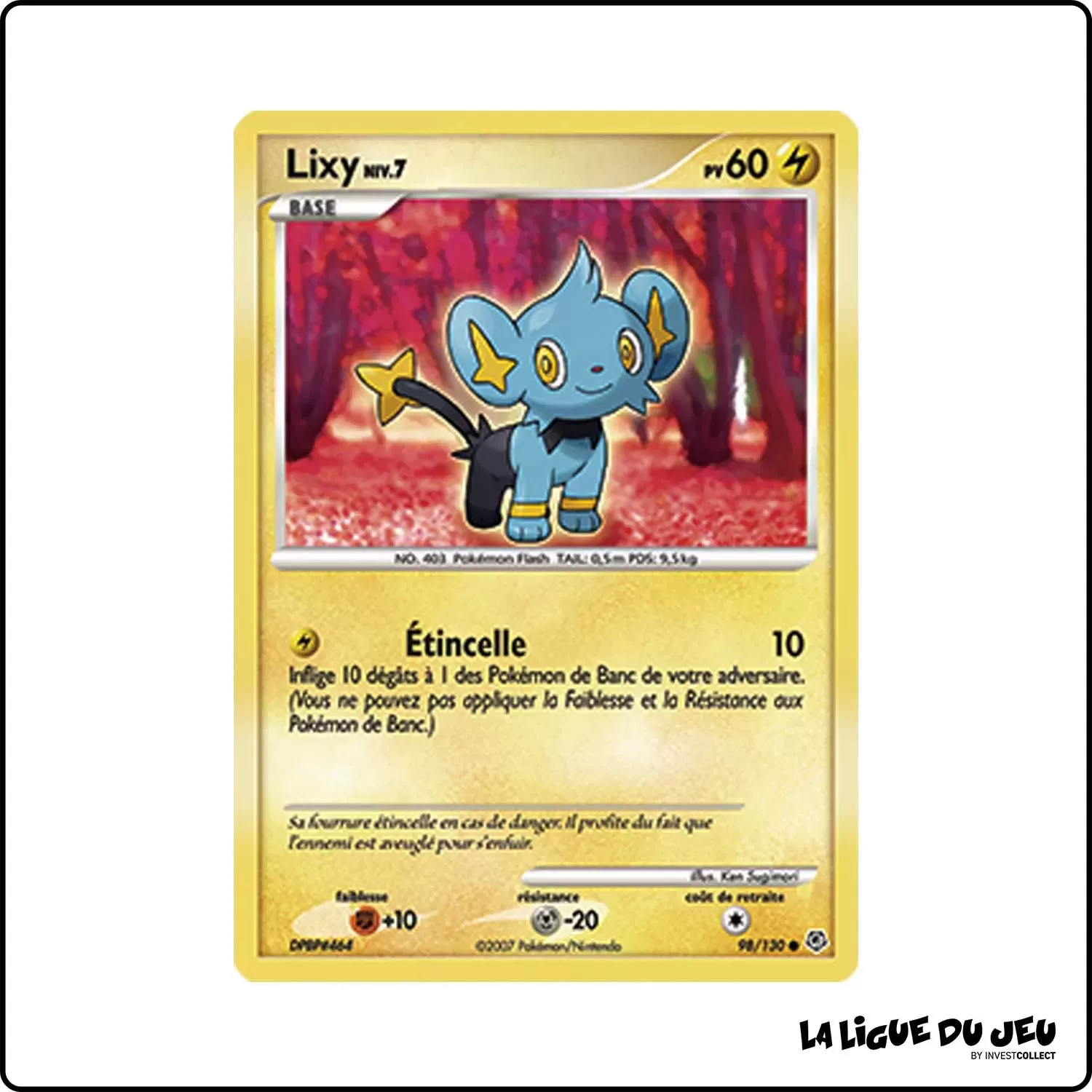 Commune - Pokemon - Diamant & Perle de Base - Lixy 98/130 Pokemon Company - 1