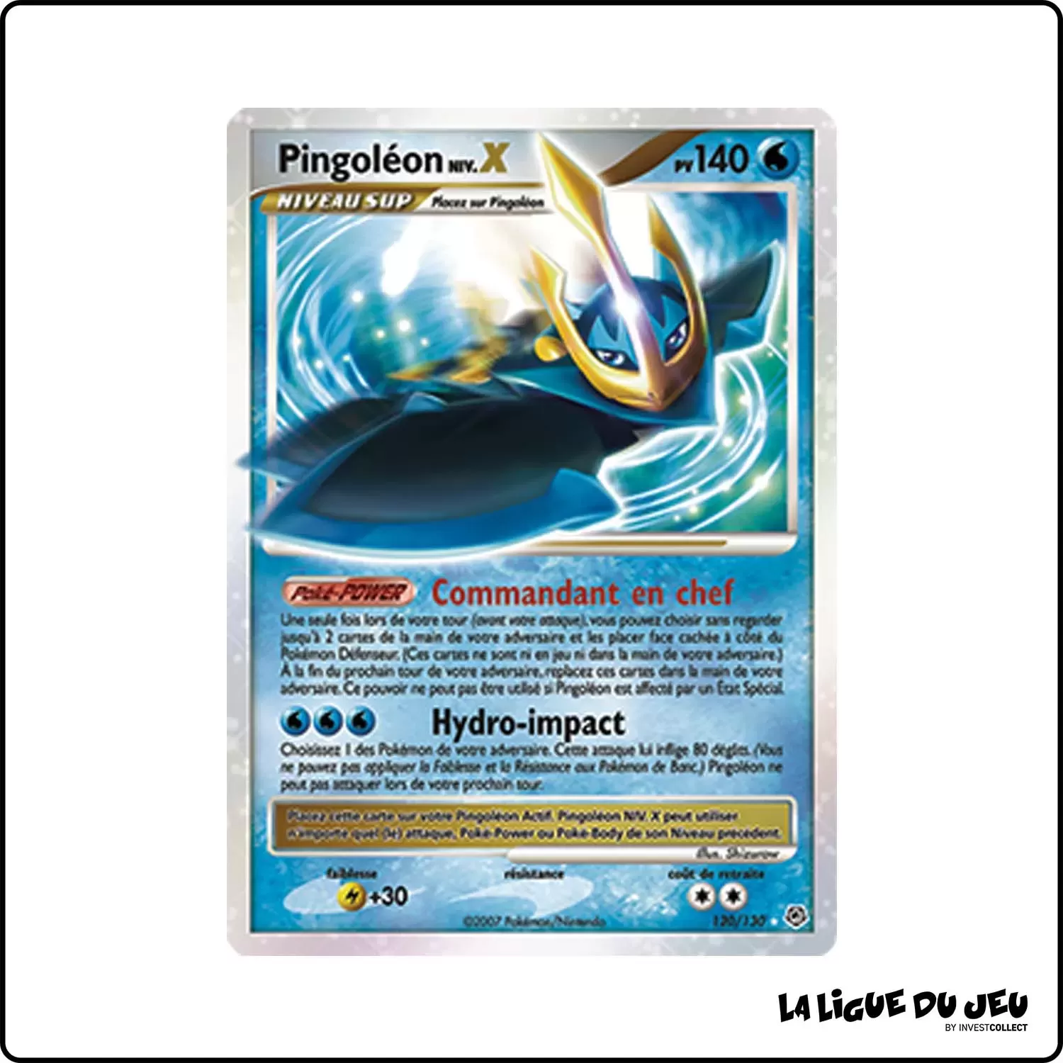 Ultra - Pokemon - Diamant & Perle de Base - Pingoléon NIV.X 120/130 Pokemon Company - 1