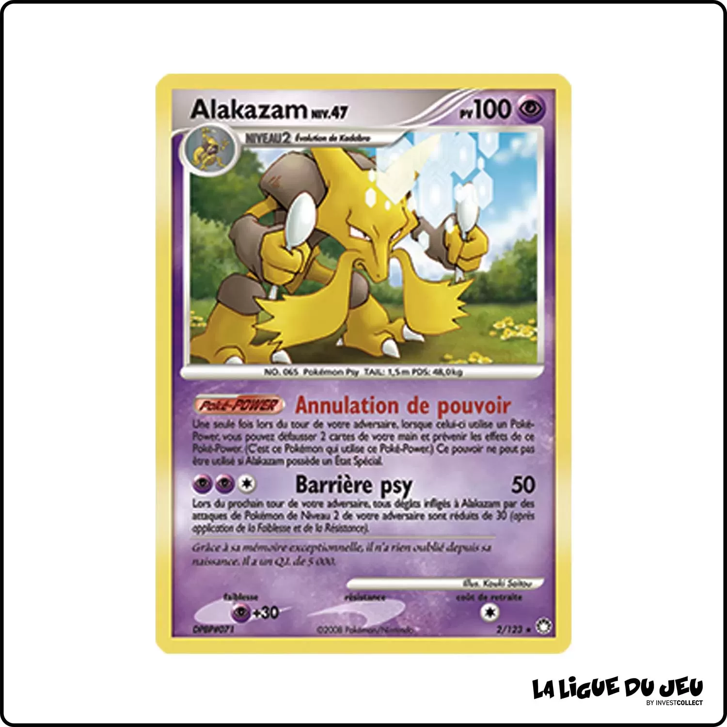 Holo - Pokemon - Trésors Mystérieux - Alakazam 2/123 Pokemon Company - 1