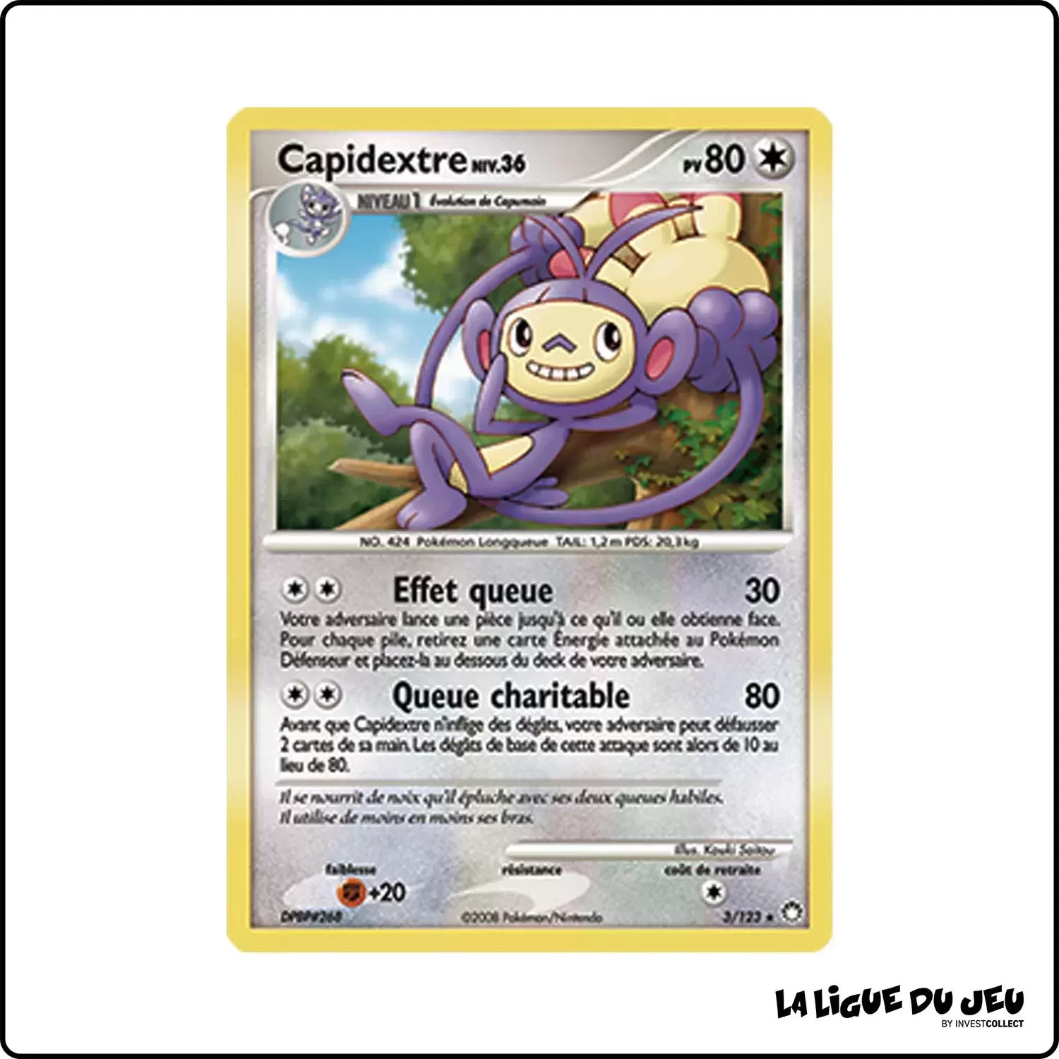 Holo - Pokemon - Trésors Mystérieux - Capidextre 3/123 Pokemon Company - 1