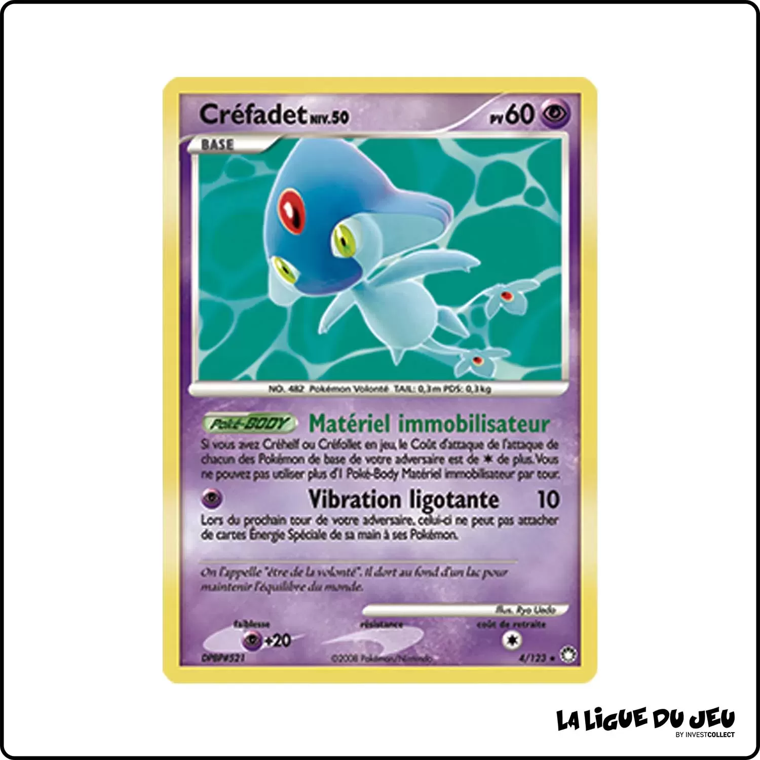 Holo - Pokemon - Trésors Mystérieux - Créfadet 4/123 Pokemon Company - 1