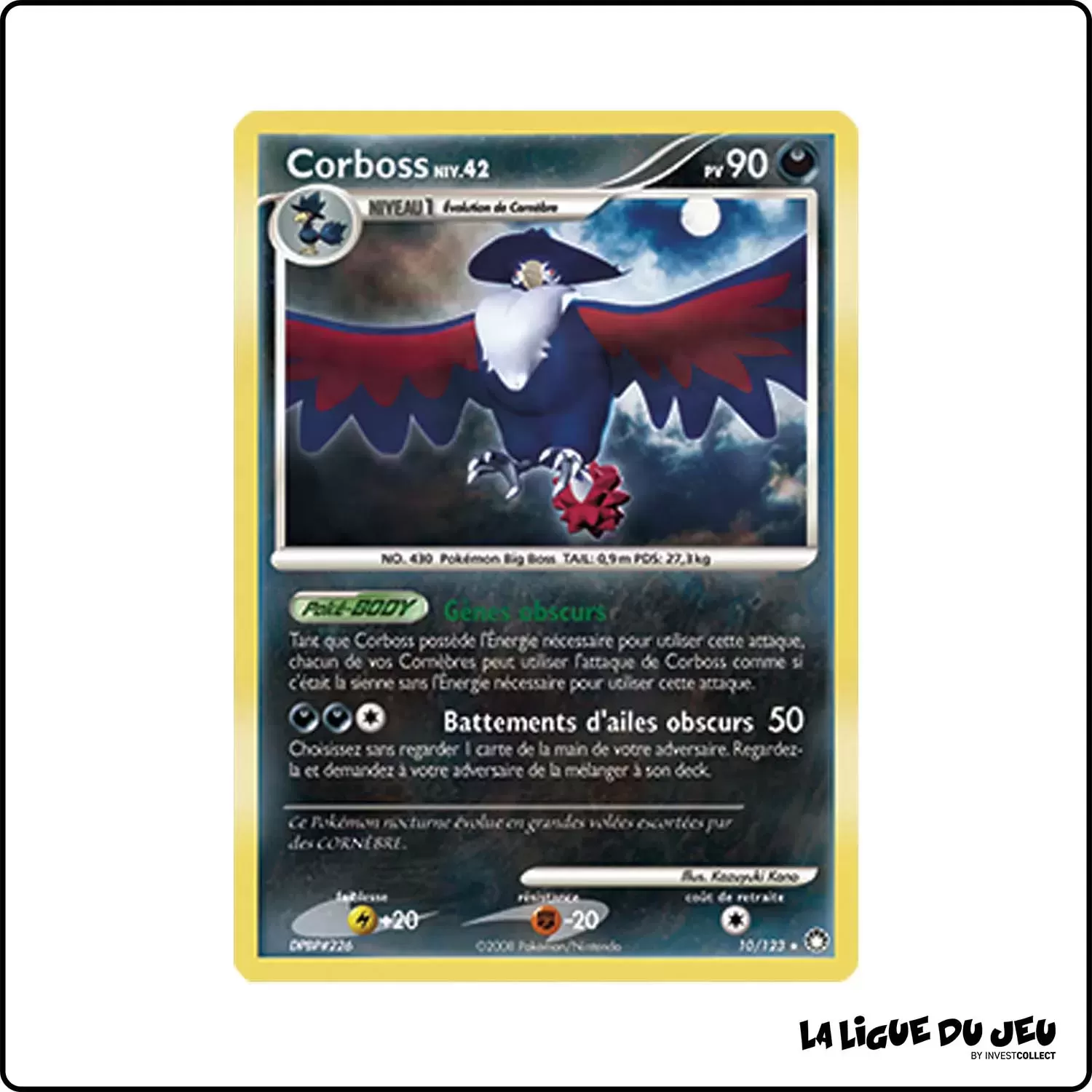 Holo - Pokemon - Trésors Mystérieux - Corboss 10/123 Pokemon Company - 1