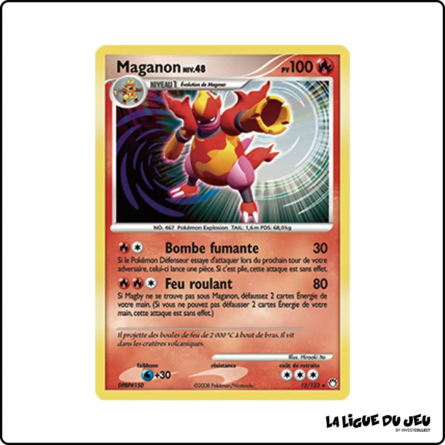 Holo - Pokemon - Trésors Mystérieux - Maganon 12/123 Pokemon Company - 1