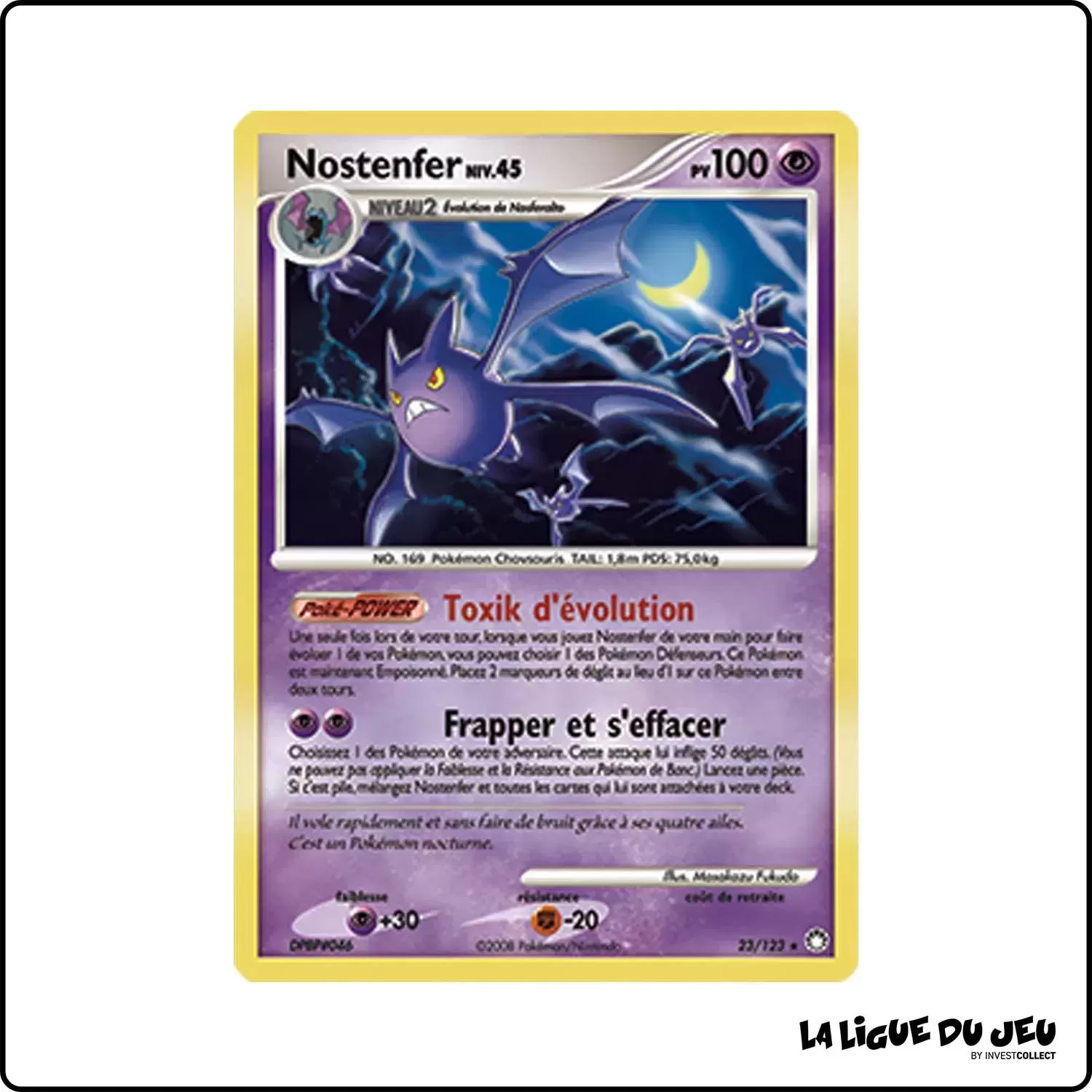 Rare - Pokemon - Trésors Mystérieux - Nostenfer 23/123 Pokemon Company - 1