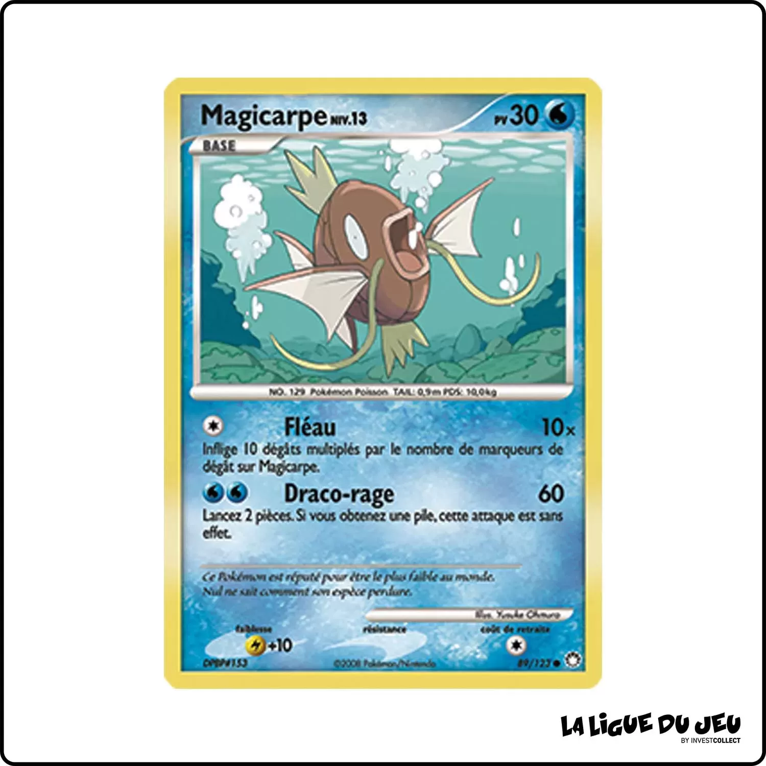 Commune - Pokemon - Trésors Mystérieux - Magicarpe 89/123 Pokemon Company - 1