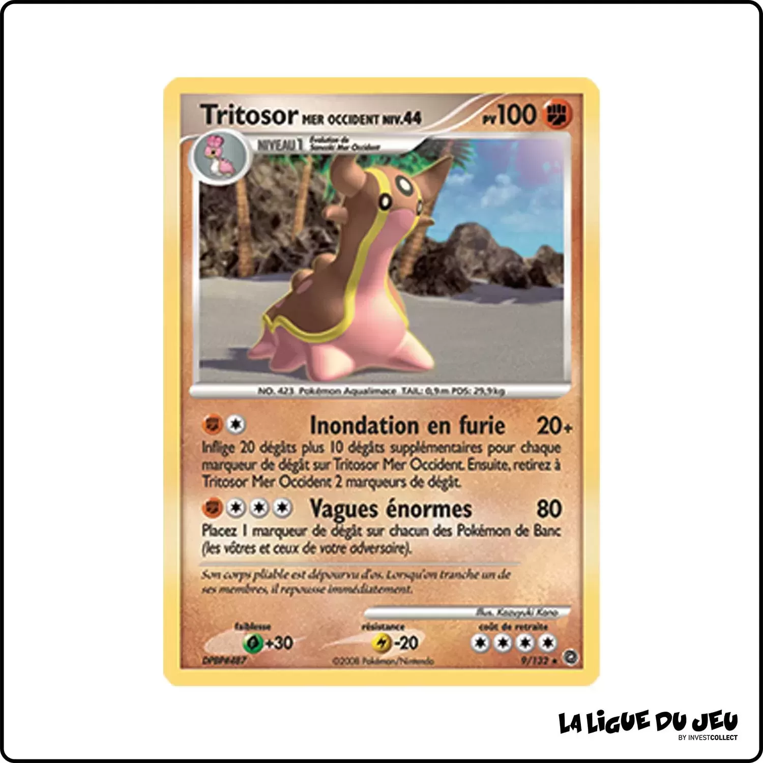 Holo - Pokemon - Merveilles Secrètes - Tritosor Mer Occident 9/132 Pokemon Company - 1