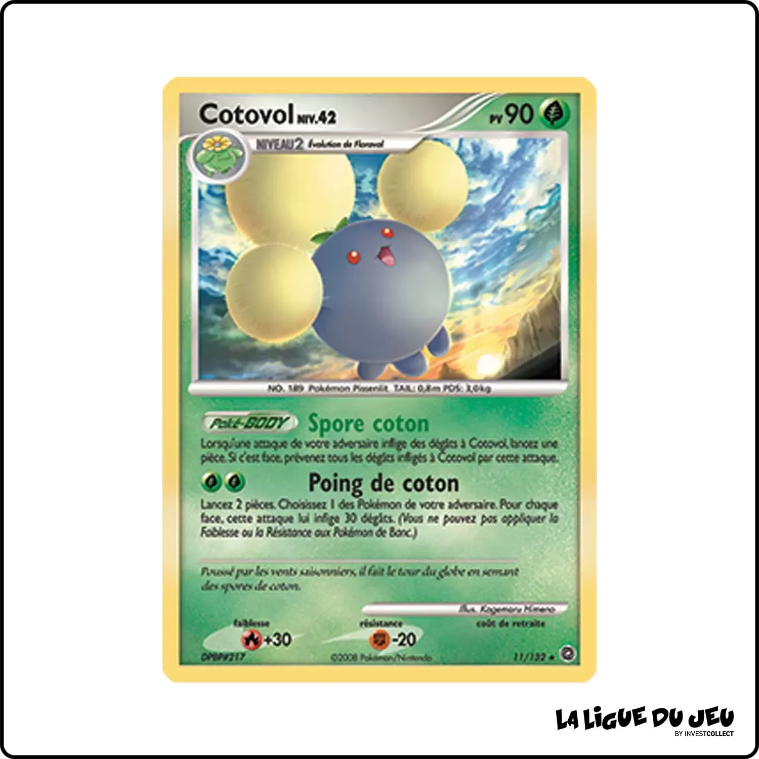 Holo - Pokemon - Merveilles Secrètes - Cotovol 11/132 Pokemon Company - 1