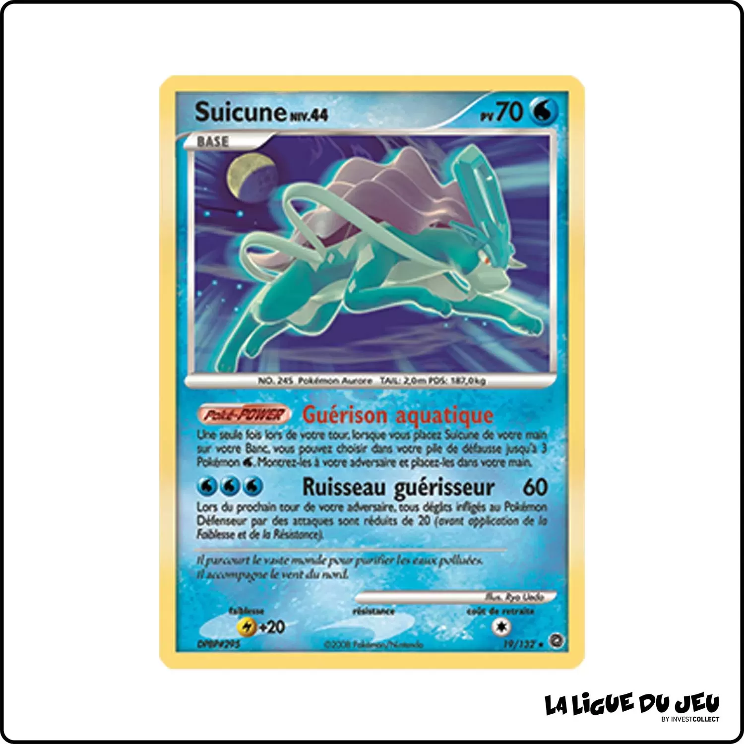 Holo - Pokemon - Merveilles Secrètes - Suicune 19/132 Pokemon Company - 1