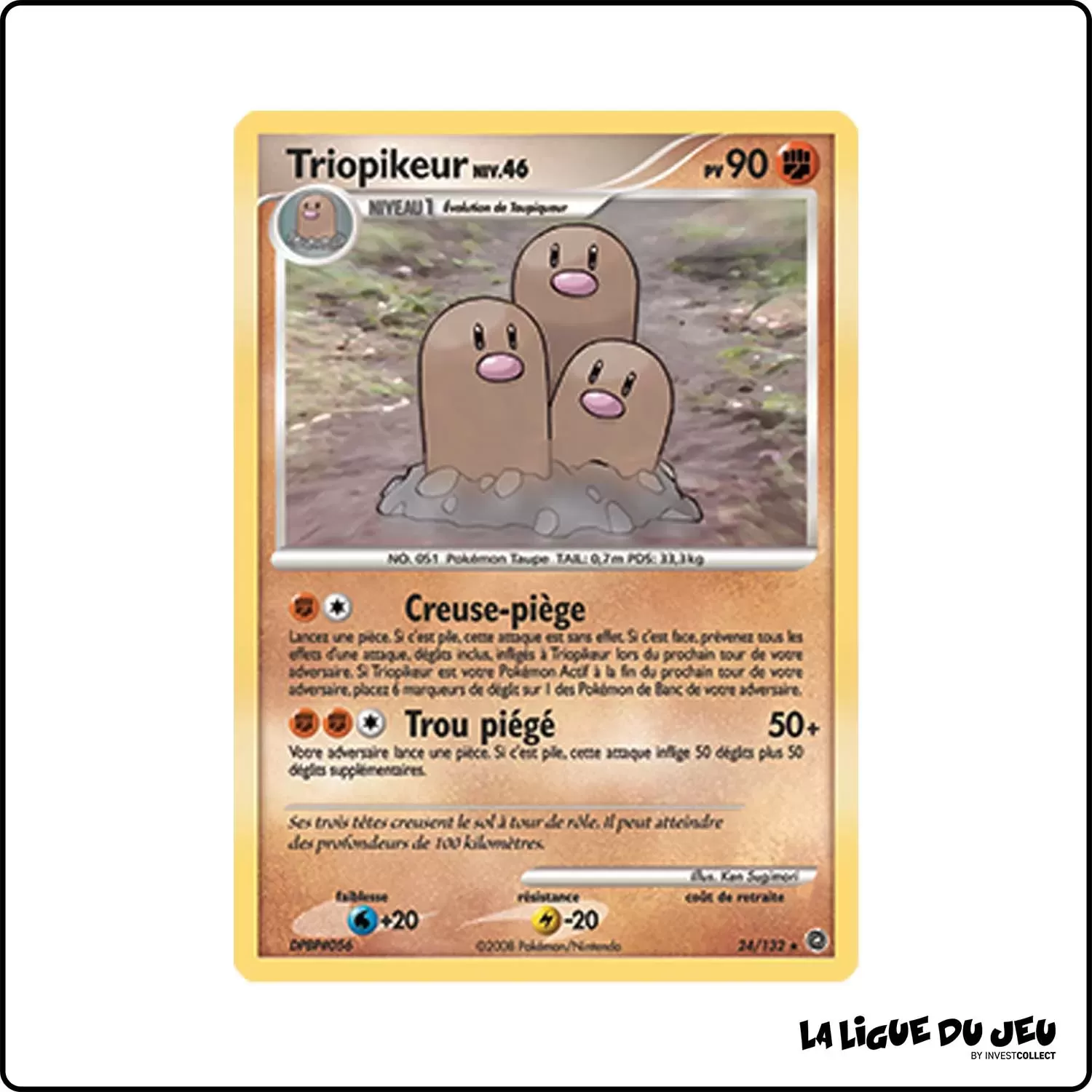 Rare - Pokemon - Merveilles Secrètes - Triopikeur 24/132 Pokemon Company - 1