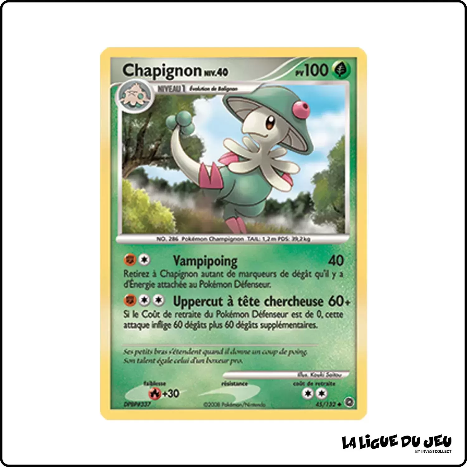 Peu commune - Pokemon - Merveilles Secrètes - Chapignon 45/132 Pokemon Company - 1