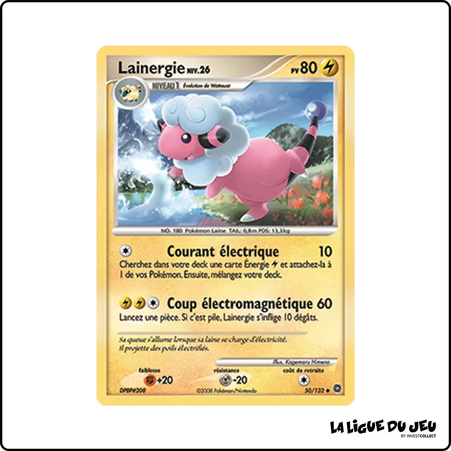 Peu commune - Pokemon - Merveilles Secrètes - Lainergie 50/132 Pokemon Company - 1