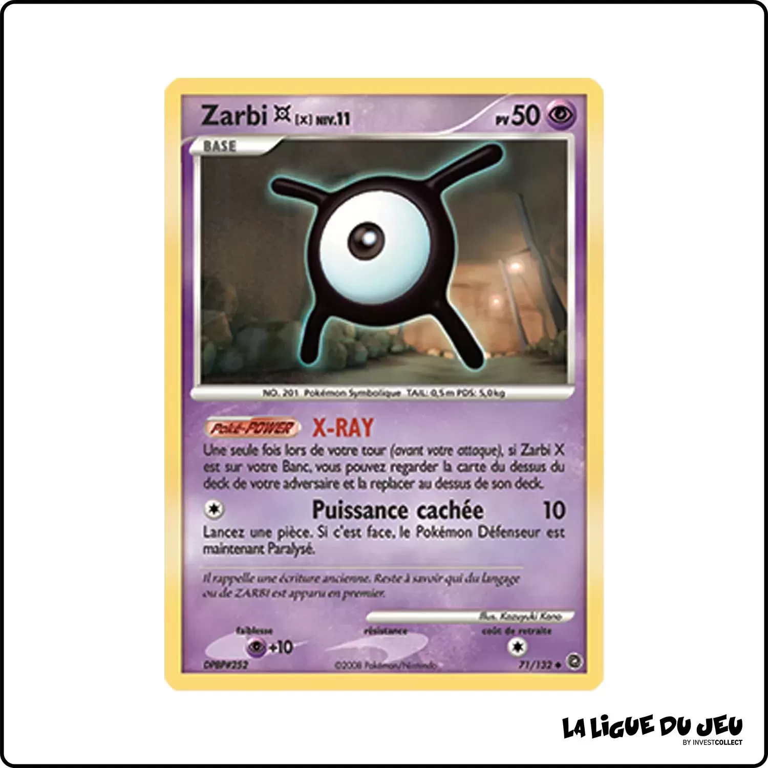 Peu commune - Pokemon - Merveilles Secrètes - Zarbi X 71/132 Pokemon Company - 1