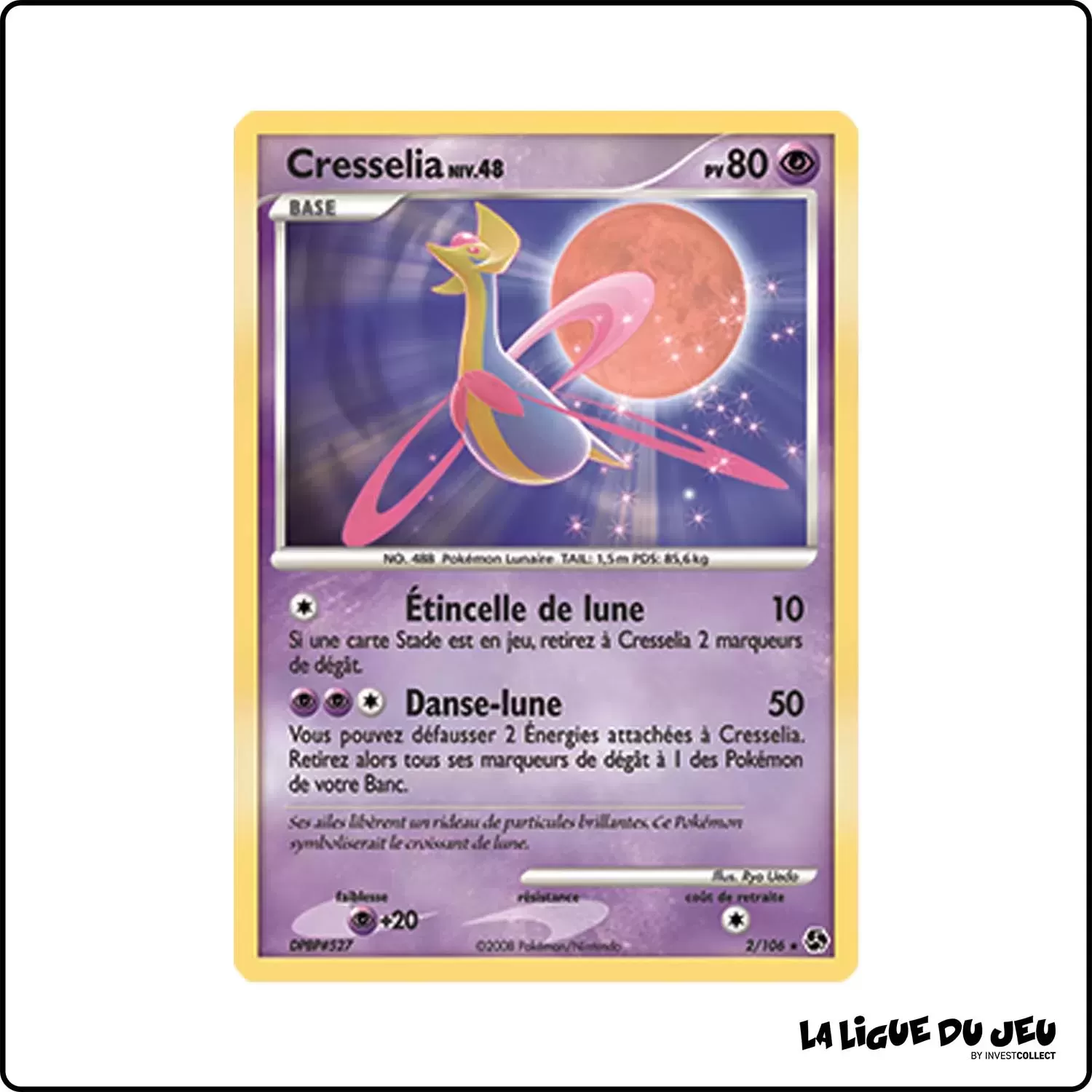 Holo - Pokemon - Duels au Sommet - Cresselia 2/106 Pokemon Company - 1