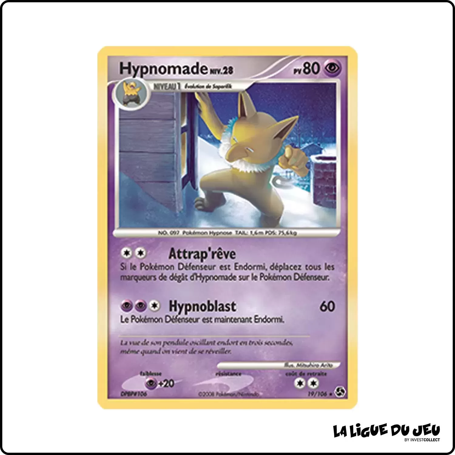 Rare - Pokemon - Duels au Sommet - Hypnomade 19/106 Pokemon Company - 1