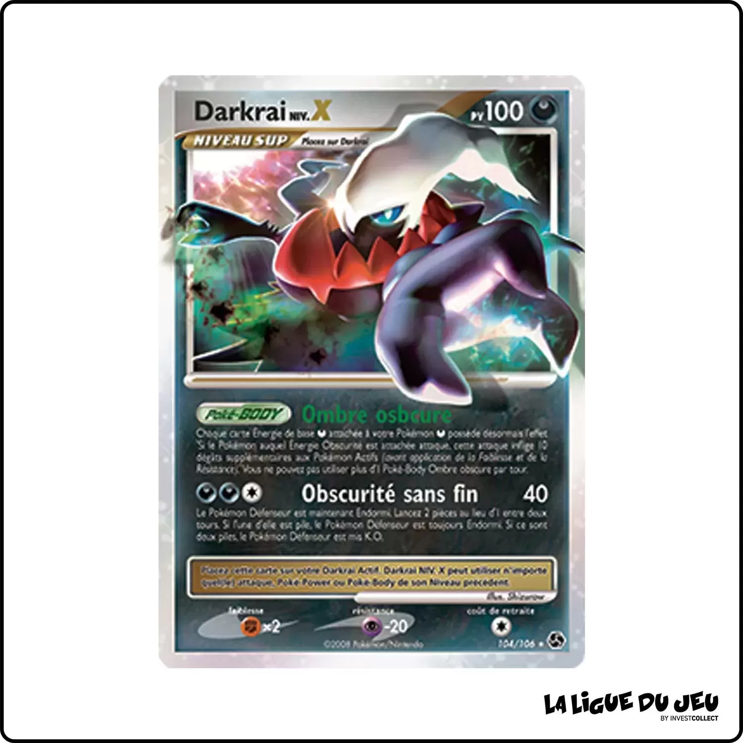 Ultra - Pokemon - Duels au Sommet - Darkrai NIV.X 104/106 Pokemon Company - 1