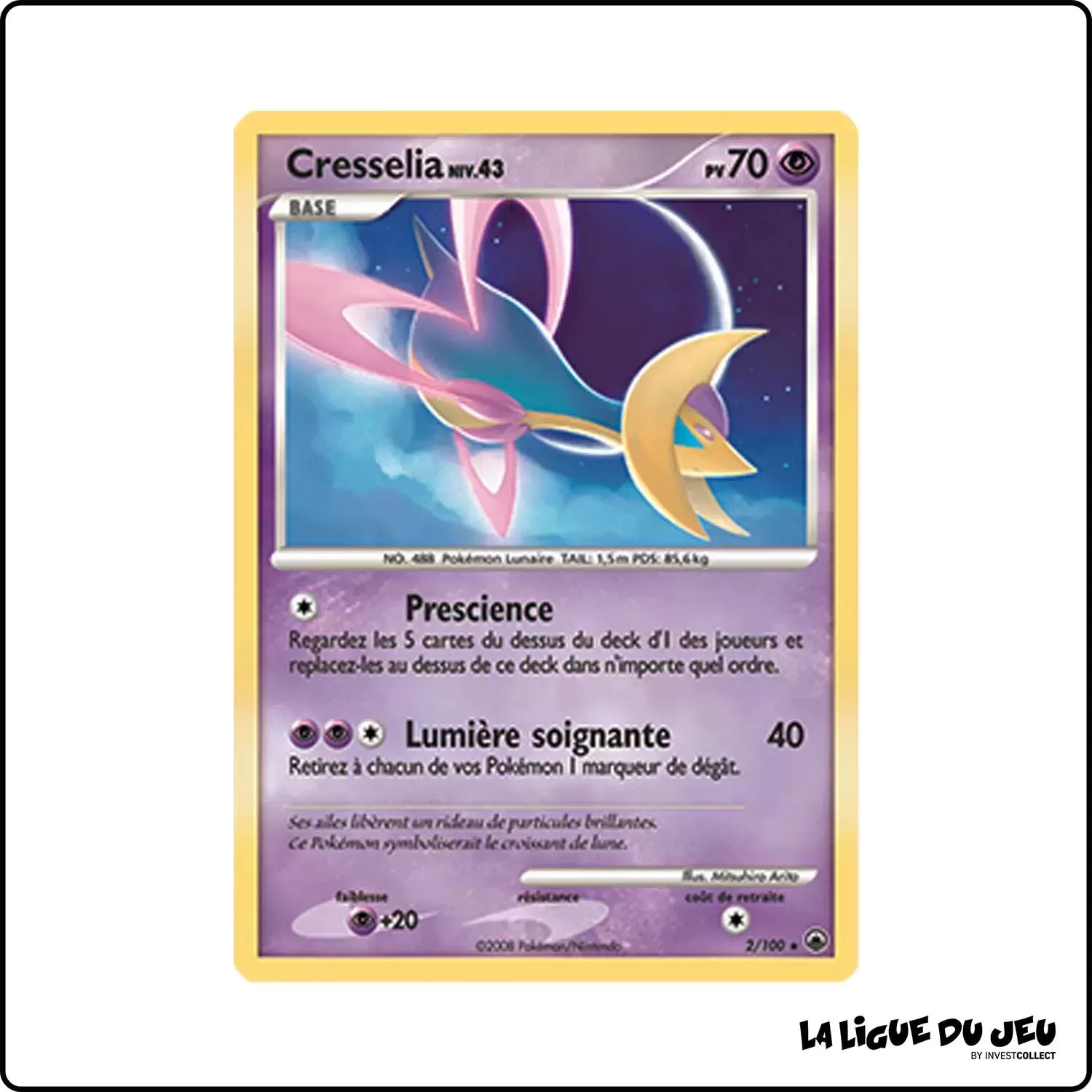 Holo - Pokemon - Aube Majestueuse - Cresselia 2/100 Pokemon Company - 1