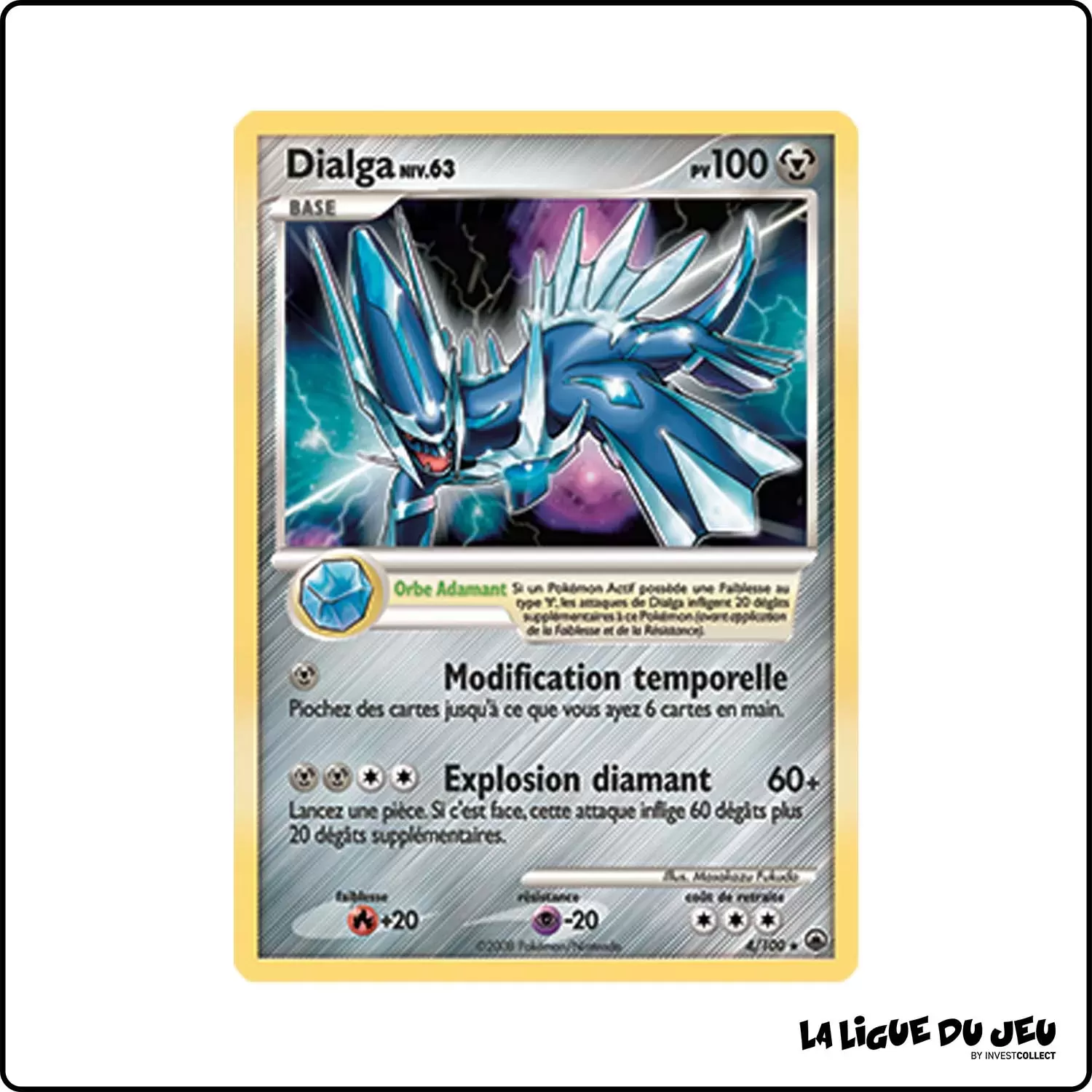 Holo - Pokemon - Aube Majestueuse - Dialga 4/100 Pokemon Company - 1