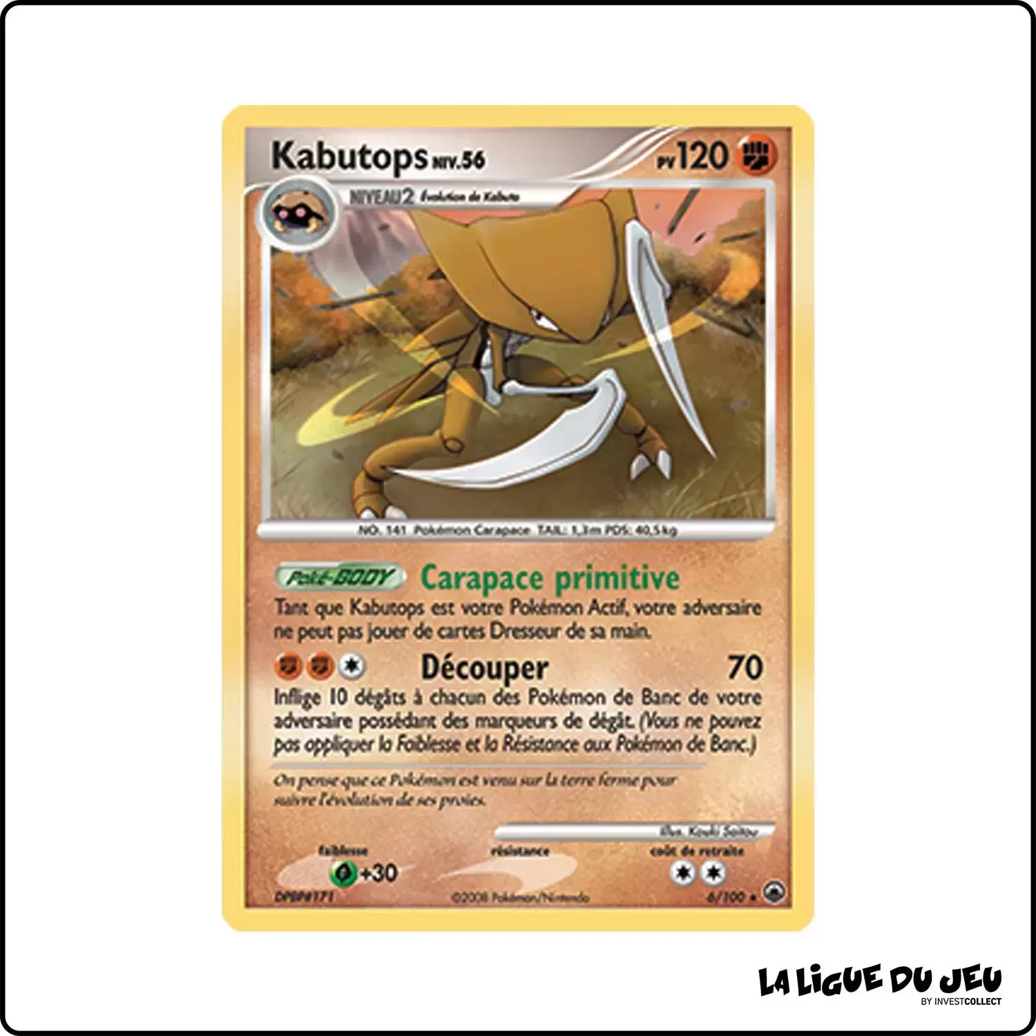 Holo - Pokemon - Aube Majestueuse - Kabutops 6/100 Pokemon Company - 1