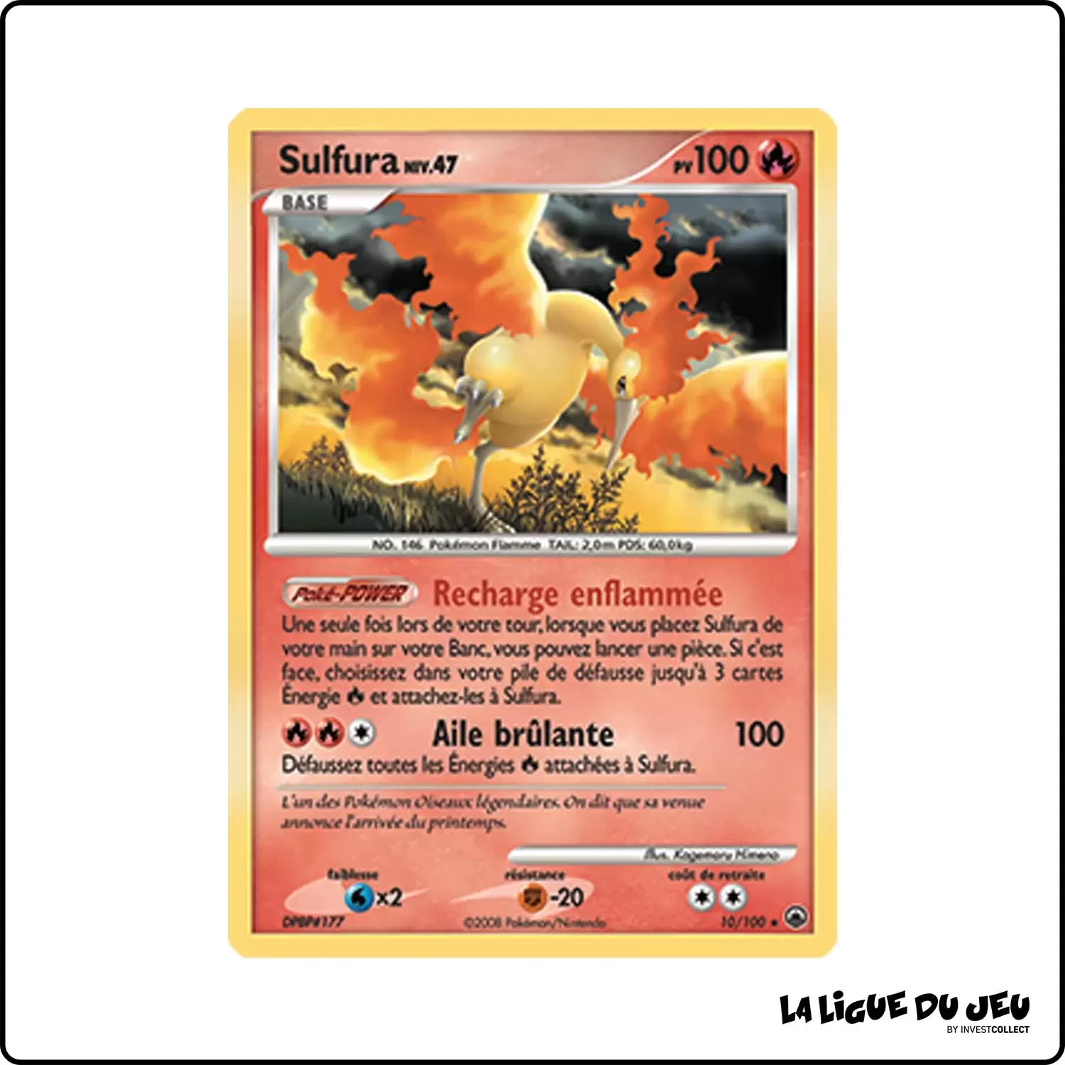 Holo - Pokemon - Aube Majestueuse - Sulfura 10/100 Pokemon Company - 1