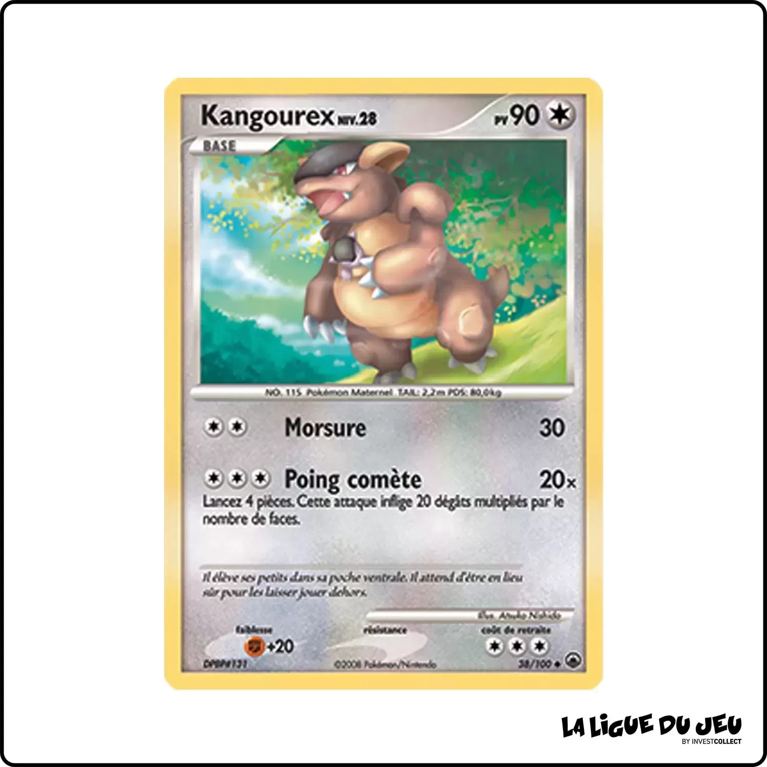 Peu commune - Pokemon - Aube Majestueuse - Kangourex 38/100 Pokemon Company - 1