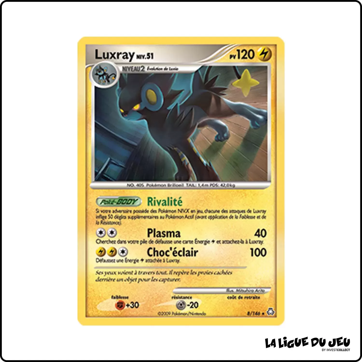 Holo - Pokemon - Éveil des Légendes - Luxray 8/146 Pokemon Company - 1