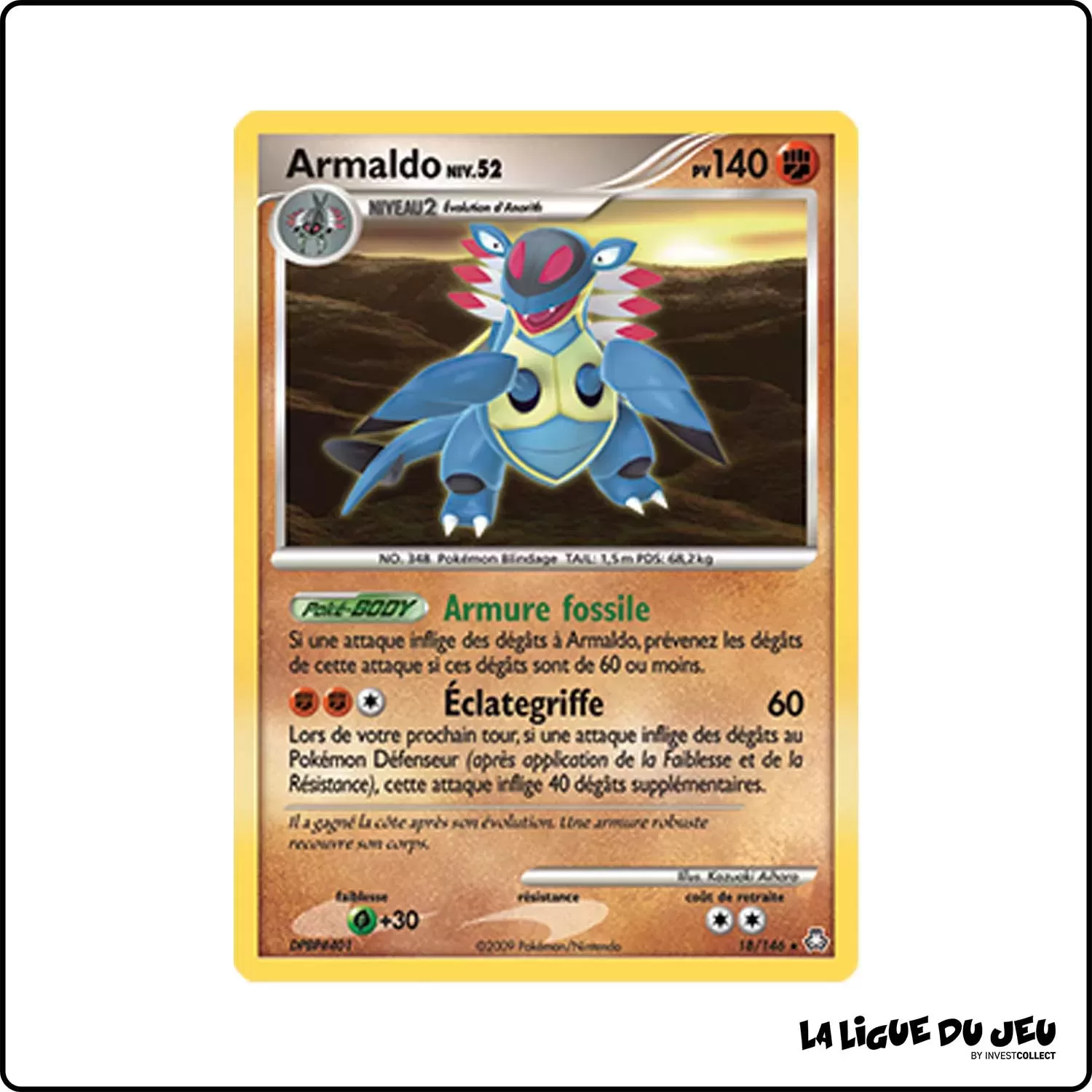 Rare - Pokemon - Éveil des Légendes - Armaldo 18/146 Pokemon Company - 1