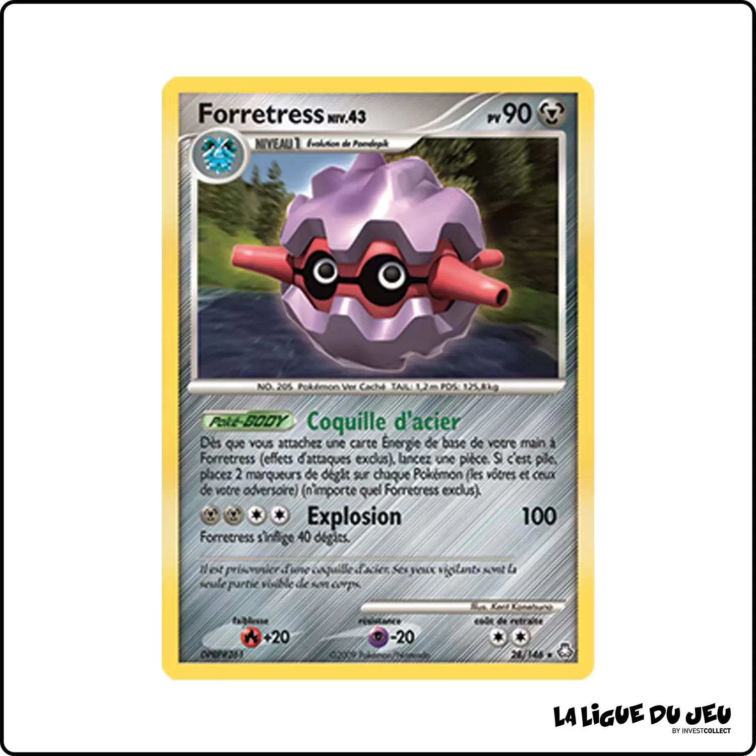 Rare - Pokemon - Éveil des Légendes - Forretress 28/146 Pokemon Company - 1