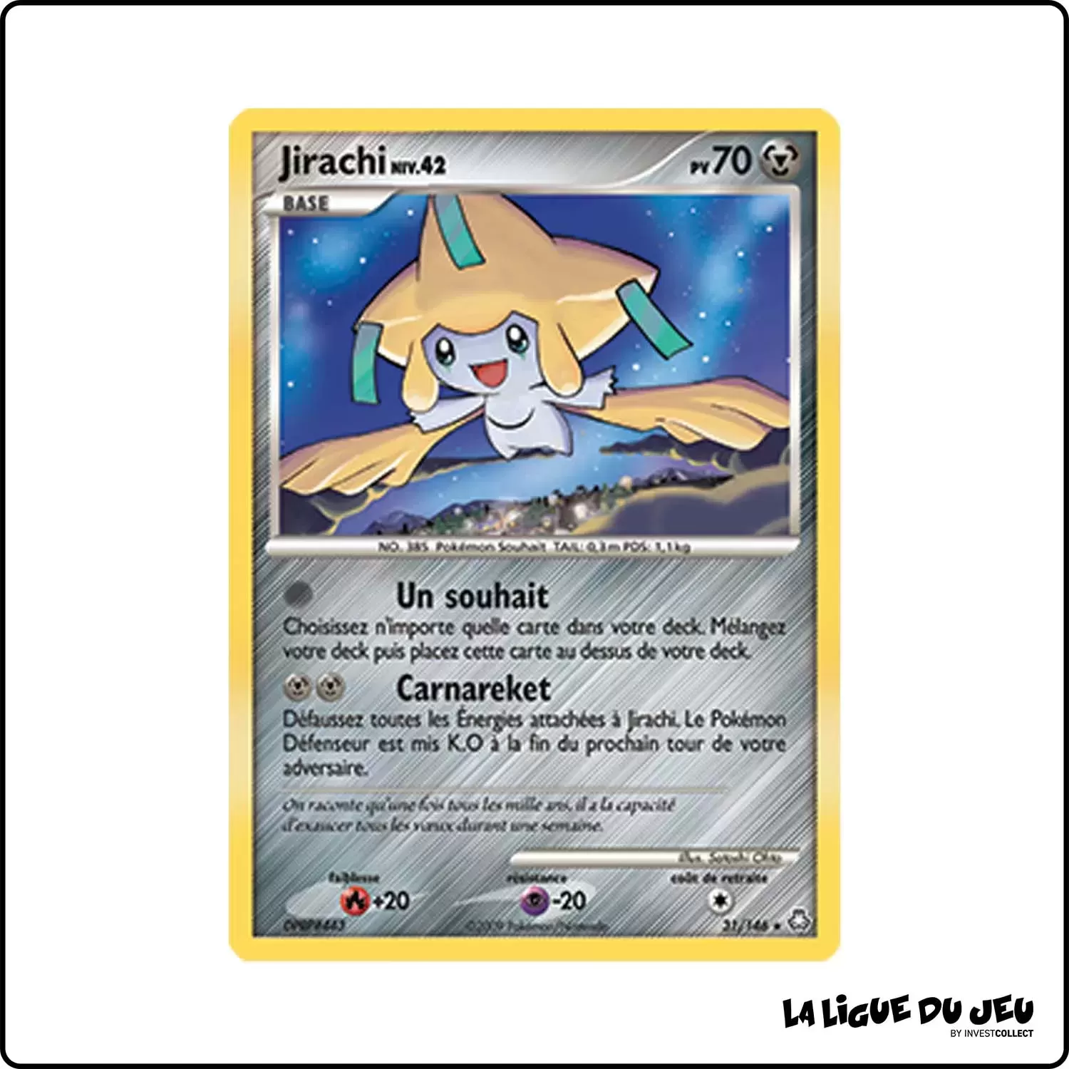 Rare - Pokemon - Éveil des Légendes - Jirachi 31/146 Pokemon Company - 1