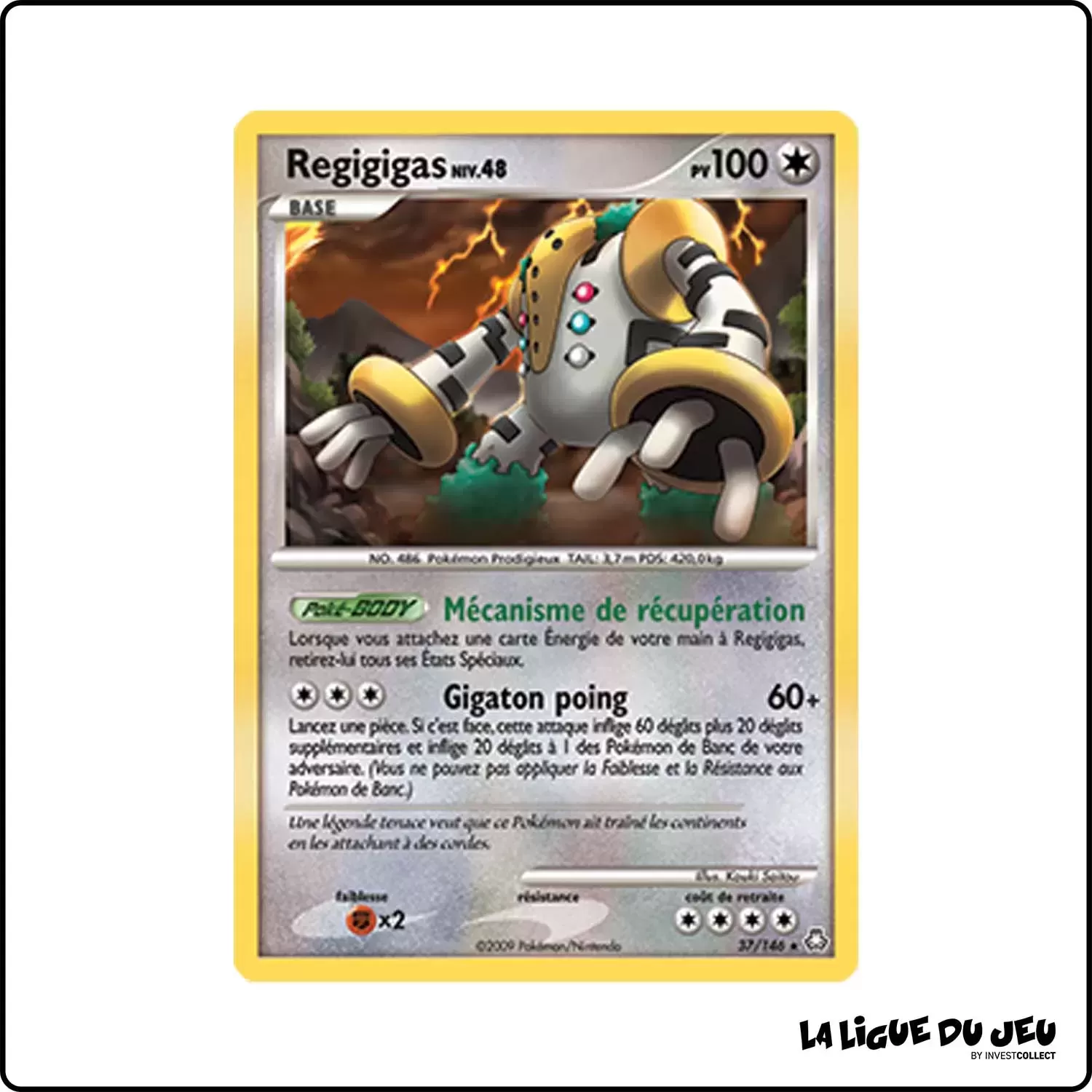 Rare - Pokemon - Éveil des Légendes - Regigigas 37/146 Pokemon Company - 1