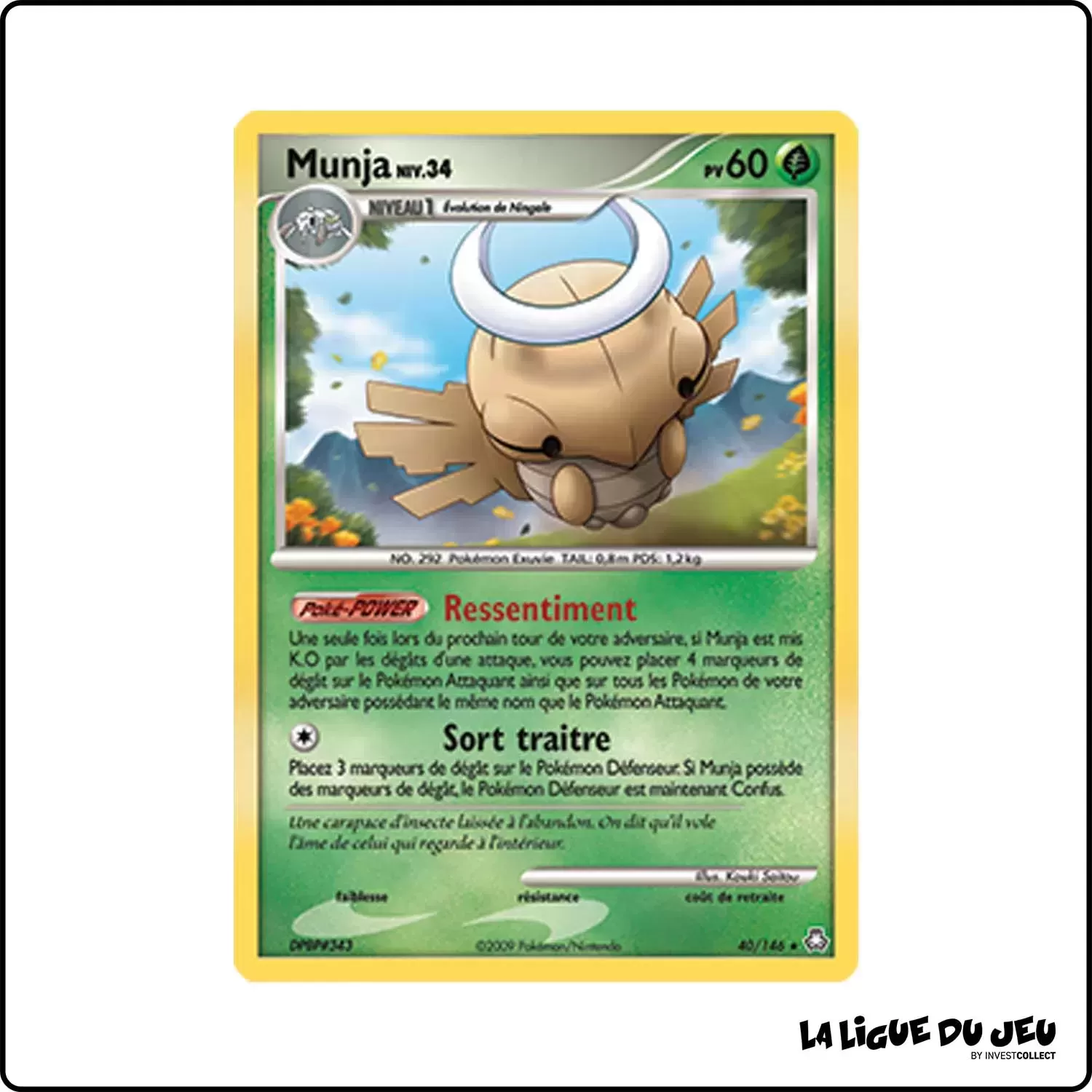 Rare - Pokemon - Éveil des Légendes - Munja 40/146 Pokemon Company - 1