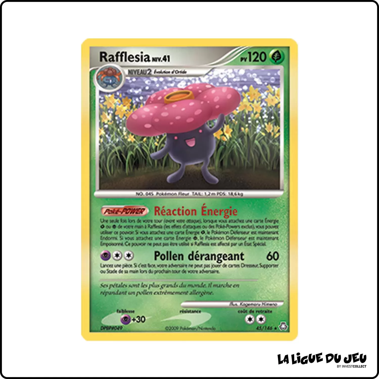 Rare - Pokemon - Éveil des Légendes - Rafflesia 45/146 Pokemon Company - 1