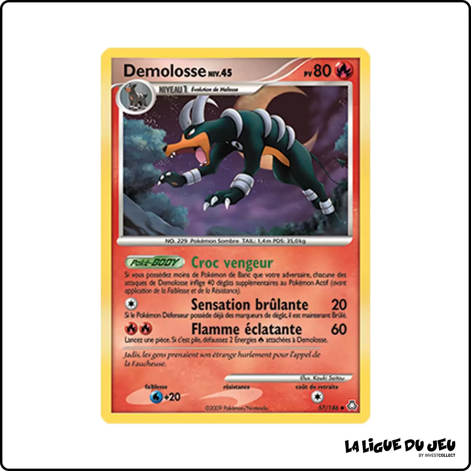 Peu commune - Pokemon - Éveil des Légendes - Demolosse 57/146 Pokemon Company - 1