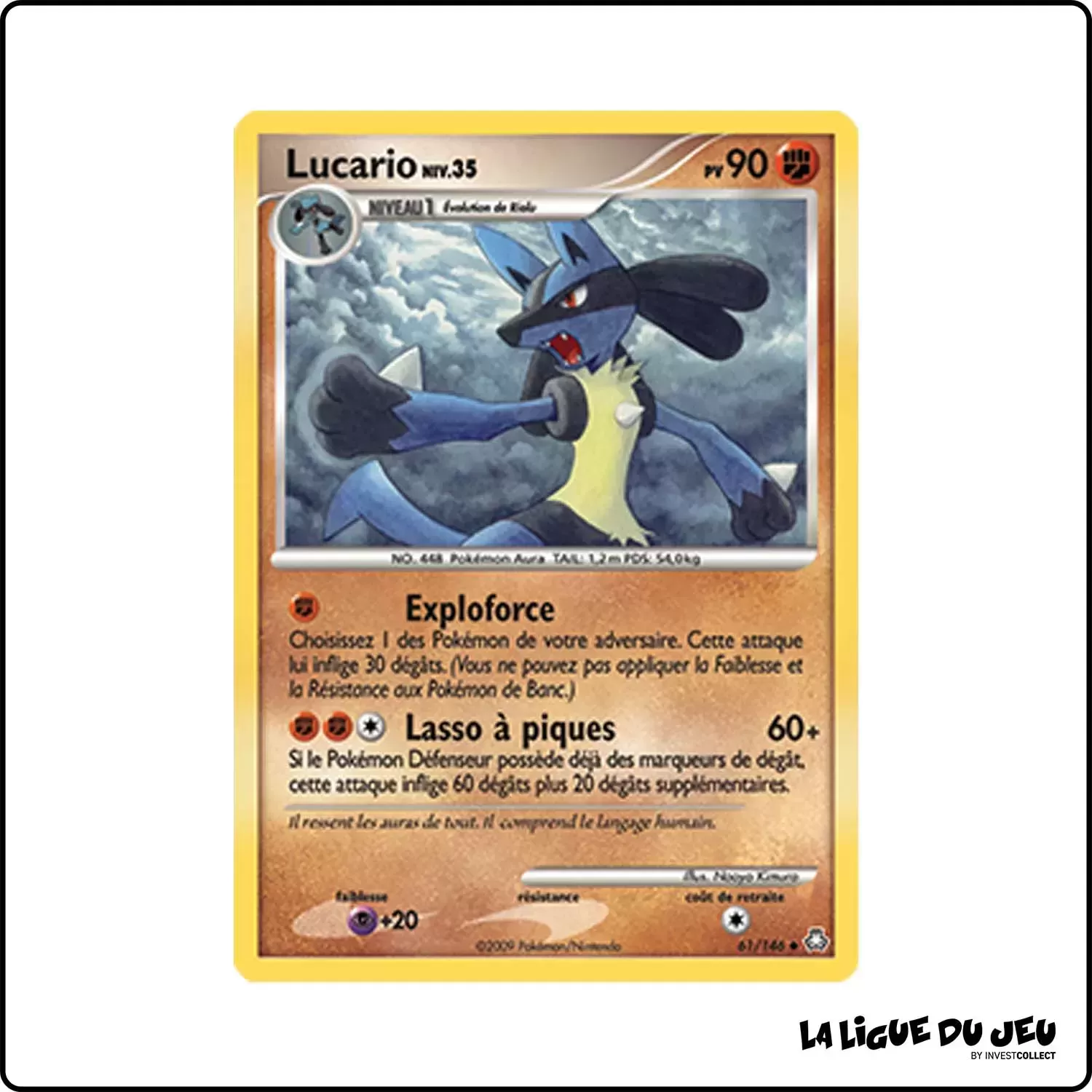 Peu commune - Pokemon - Éveil des Légendes - Lucario 61/146 Pokemon Company - 1